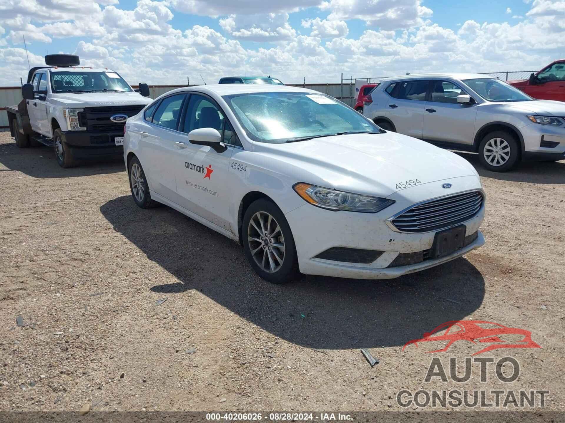 FORD FUSION 2017 - 3FA6P0HD8HR145494