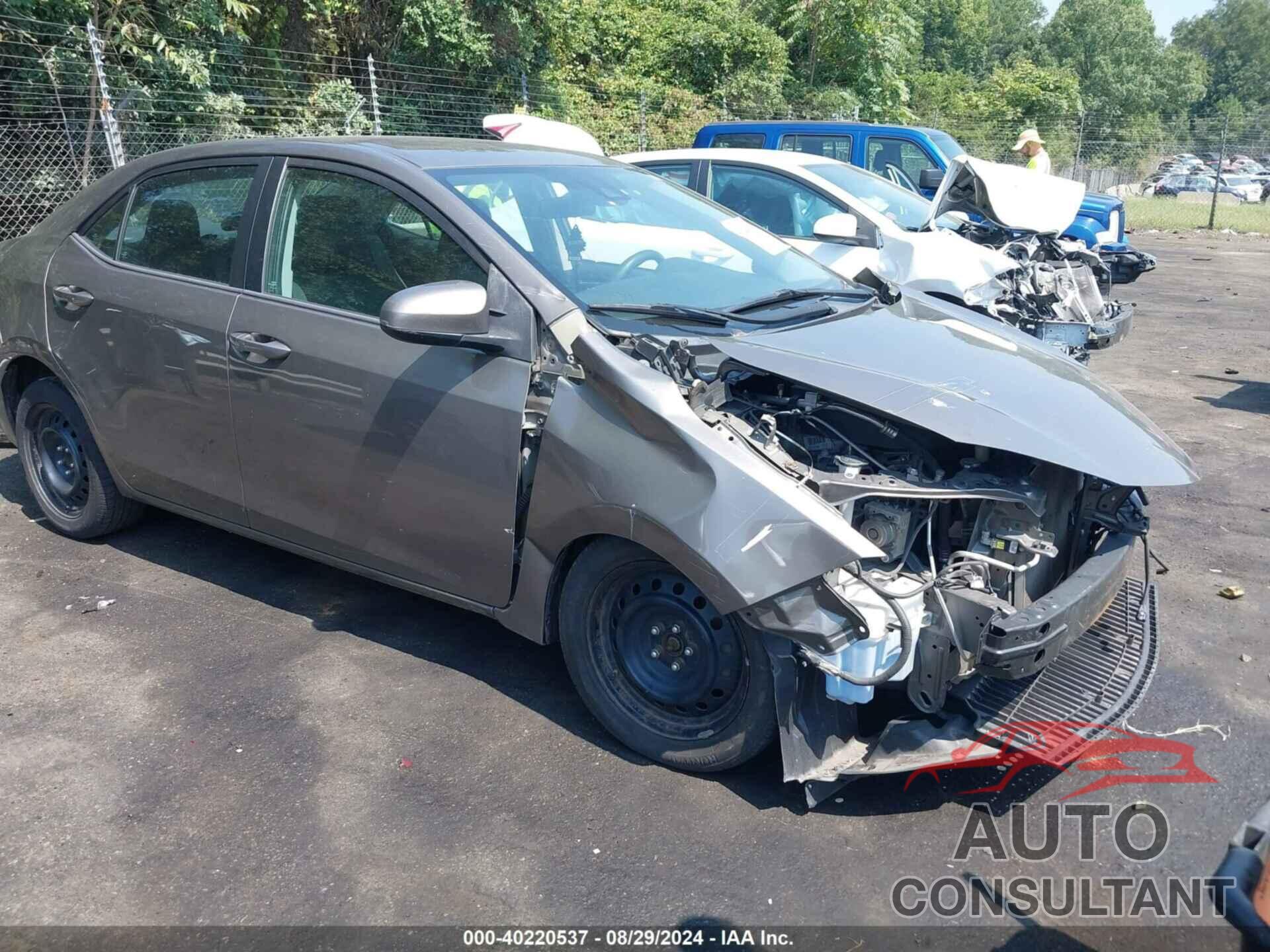 TOYOTA COROLLA 2017 - 2T1BURHE1HC861299