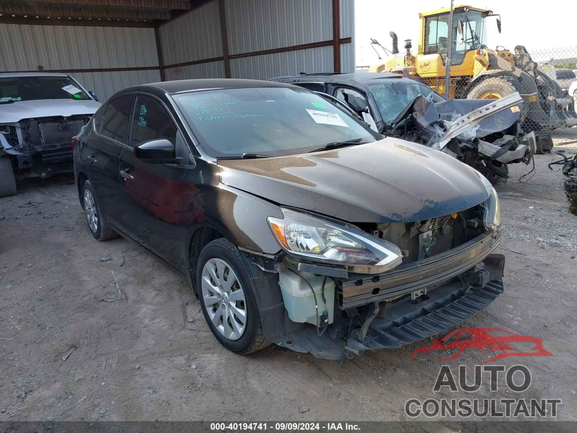 NISSAN SENTRA 2018 - 3N1AB7AP9JY338056