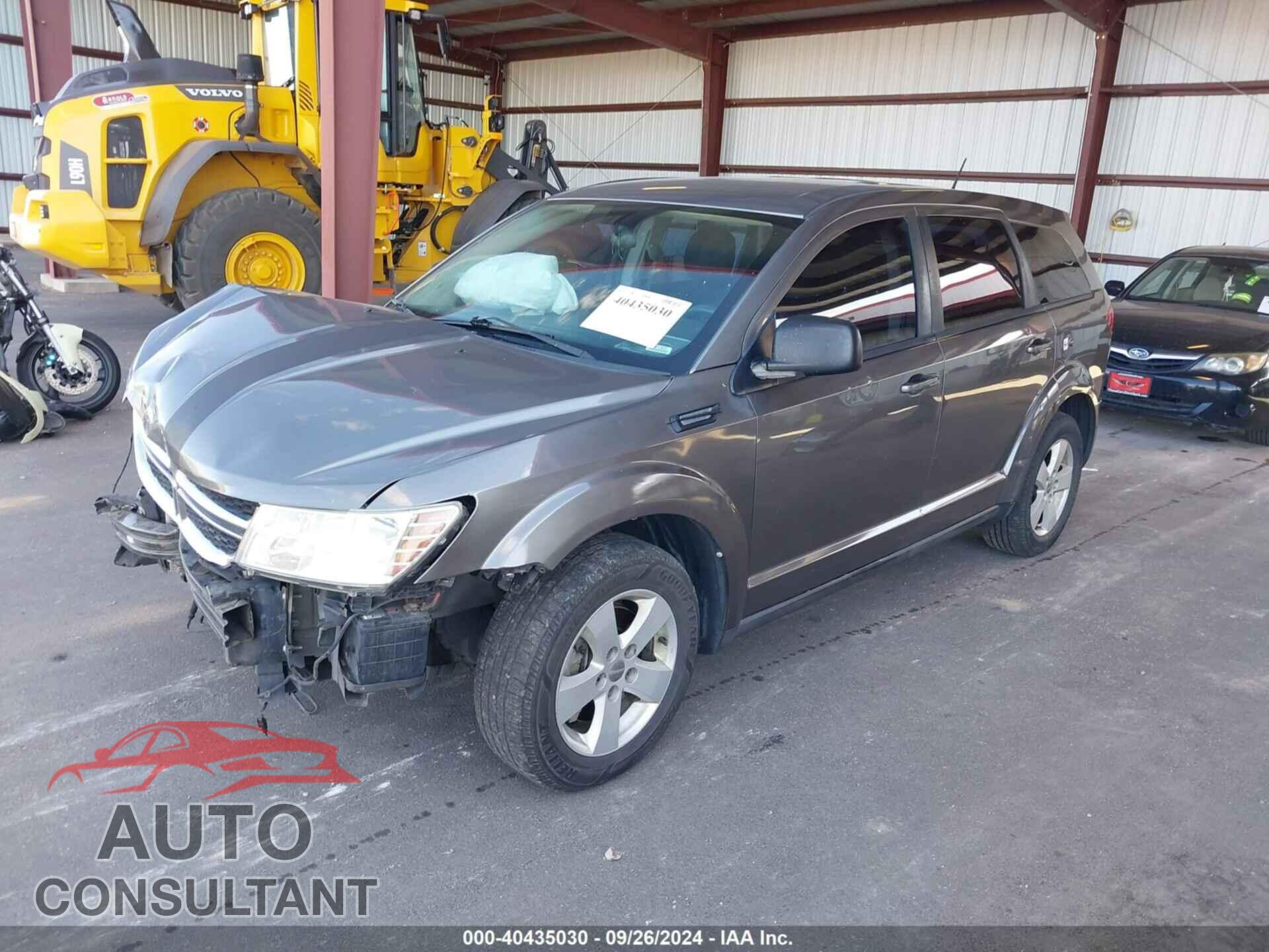 DODGE JOURNEY 2013 - 3C4PDCAB6DT578228