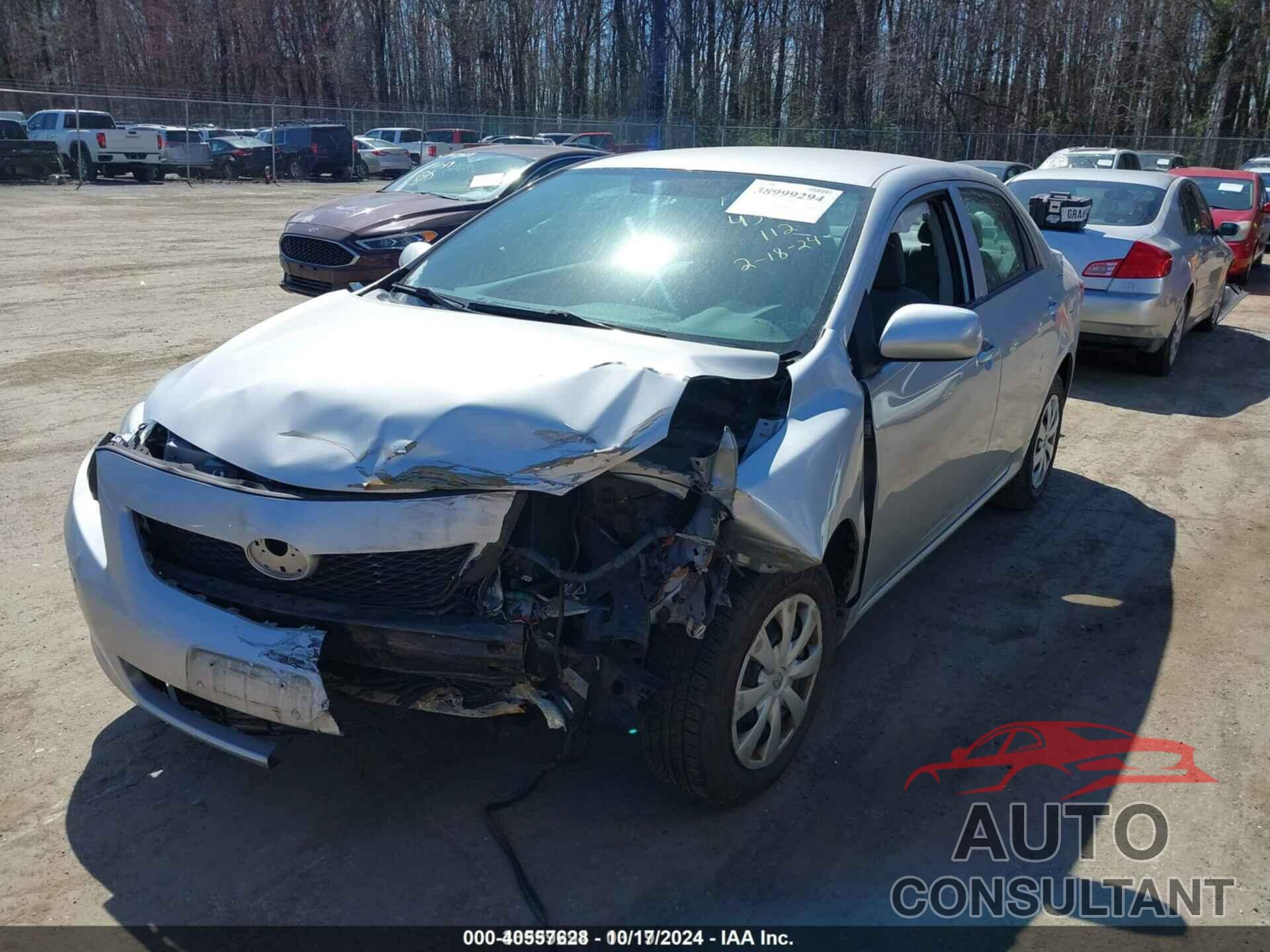 TOYOTA COROLLA 2010 - 2T1BU4EE1AC529781