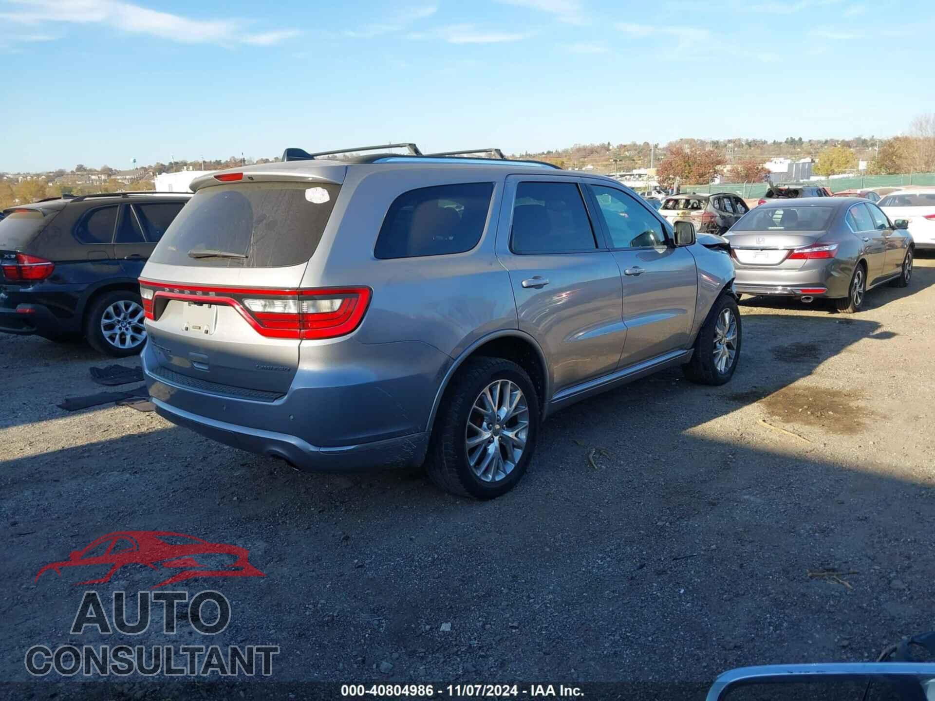 DODGE DURANGO 2016 - 1C4RDJDG6GC486296