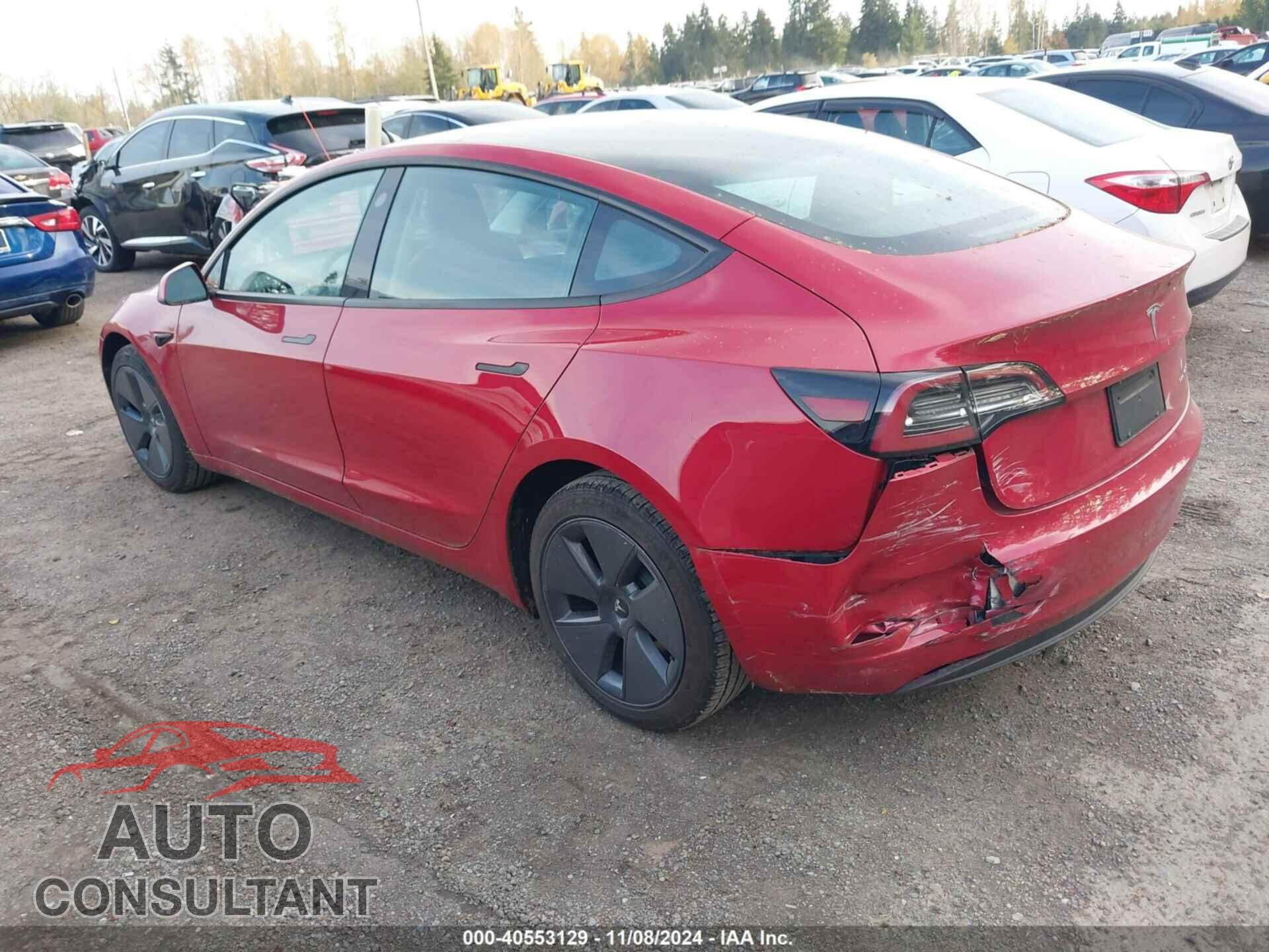 TESLA MODEL 3 2022 - 5YJ3E1EB6NF252133