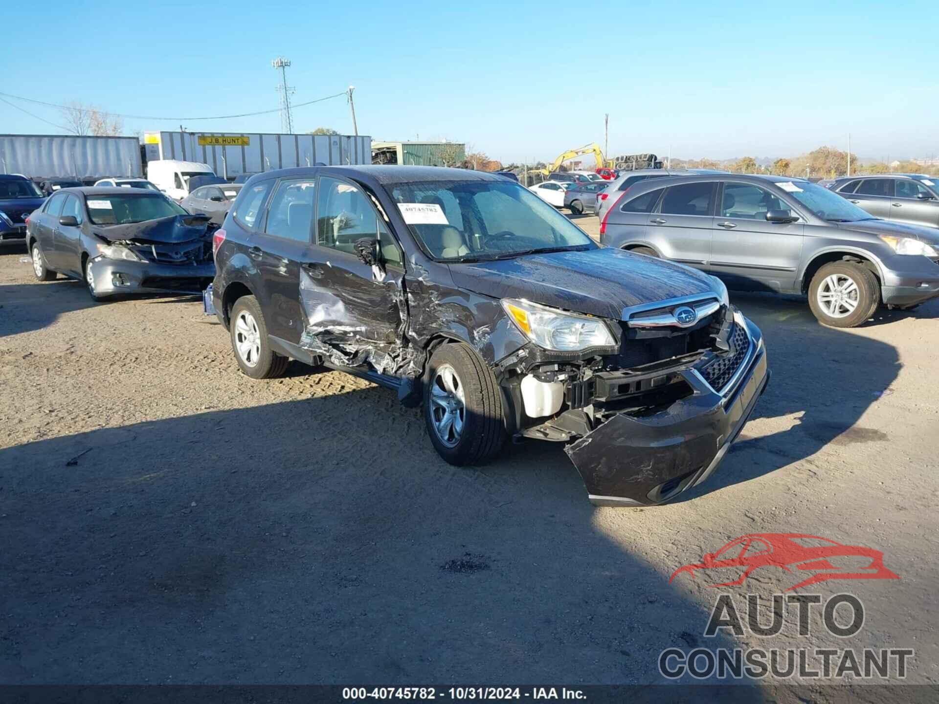 SUBARU FORESTER 2016 - JF2SJAACXGH409186