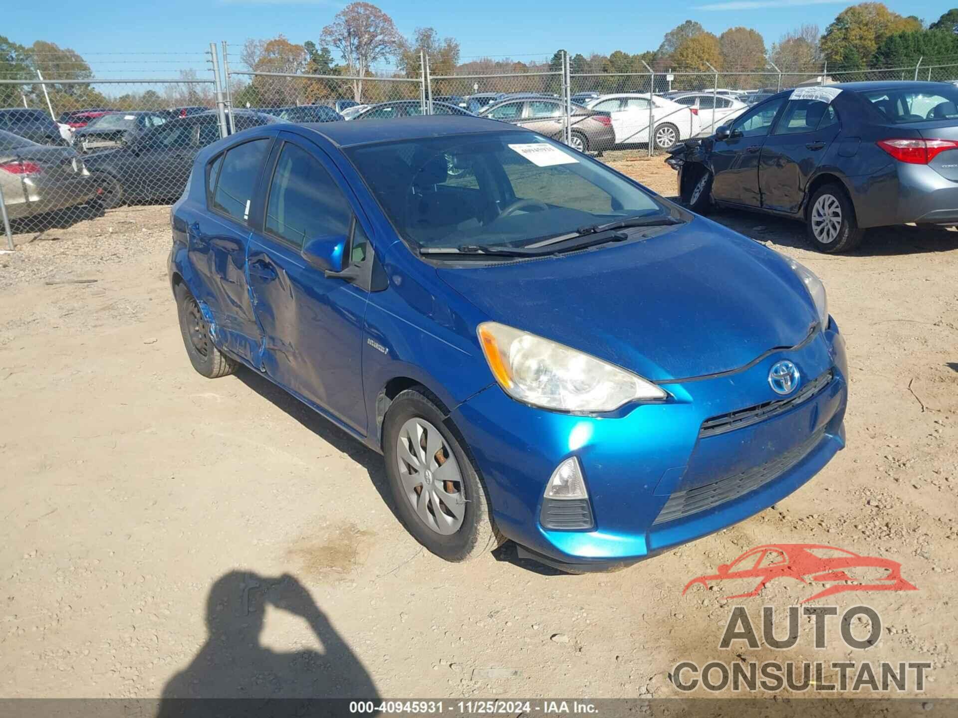 TOYOTA PRIUS C 2013 - JTDKDTB34D1546659
