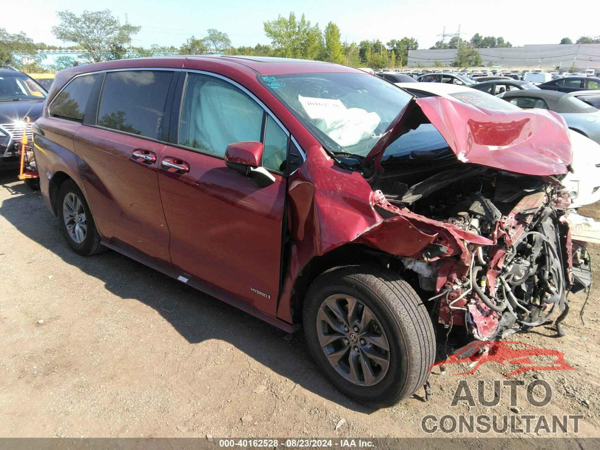 TOYOTA SIENNA 2021 - 5TDYSKFC7MS008318