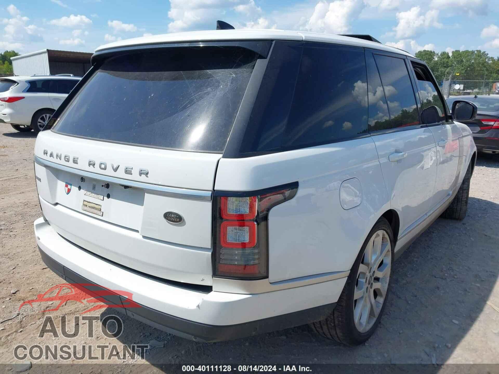 LAND ROVER RANGE ROVER 2017 - SALGS2FV8HA326442