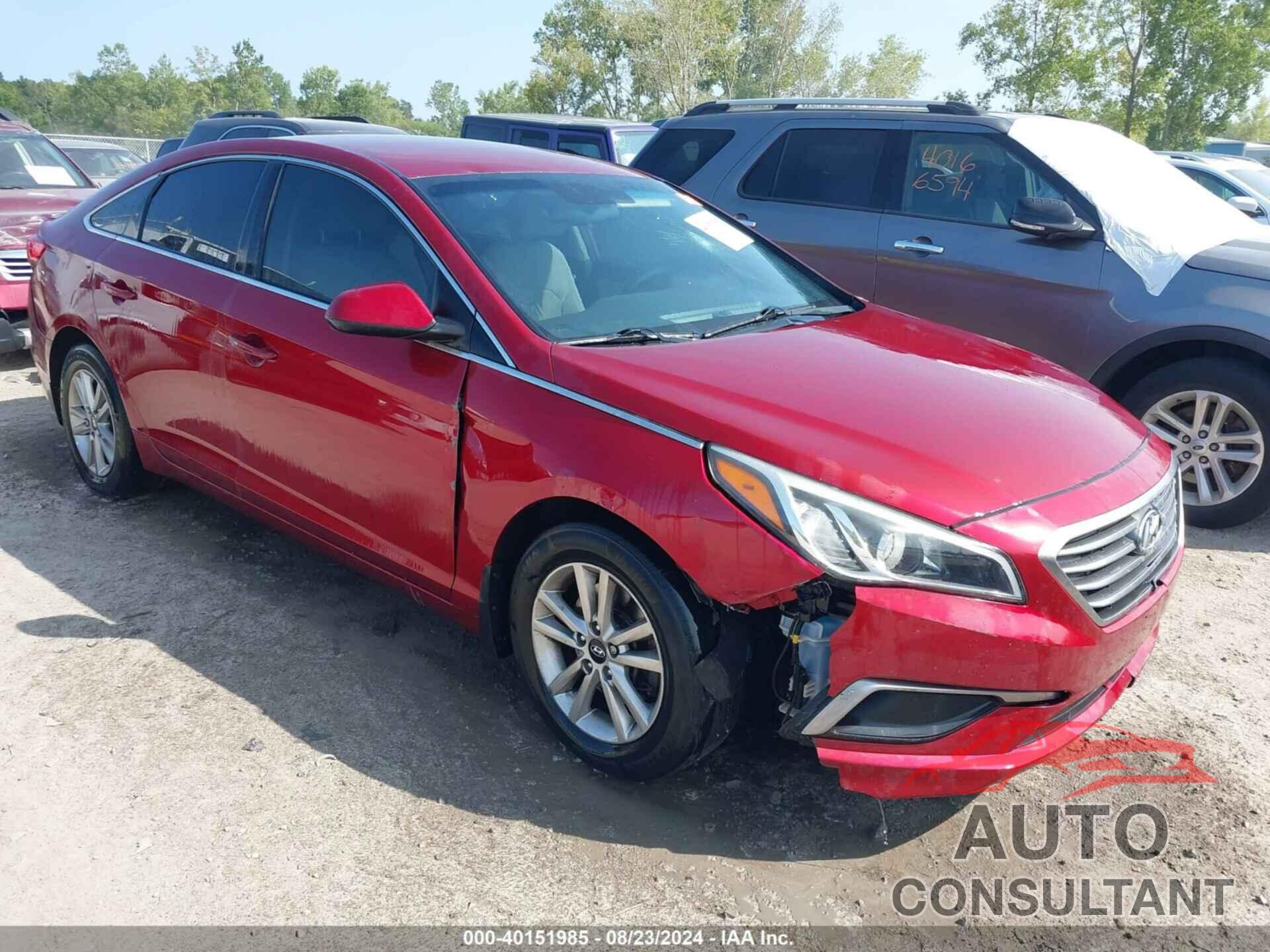 HYUNDAI SONATA 2016 - 5NPE24AF3GH291715