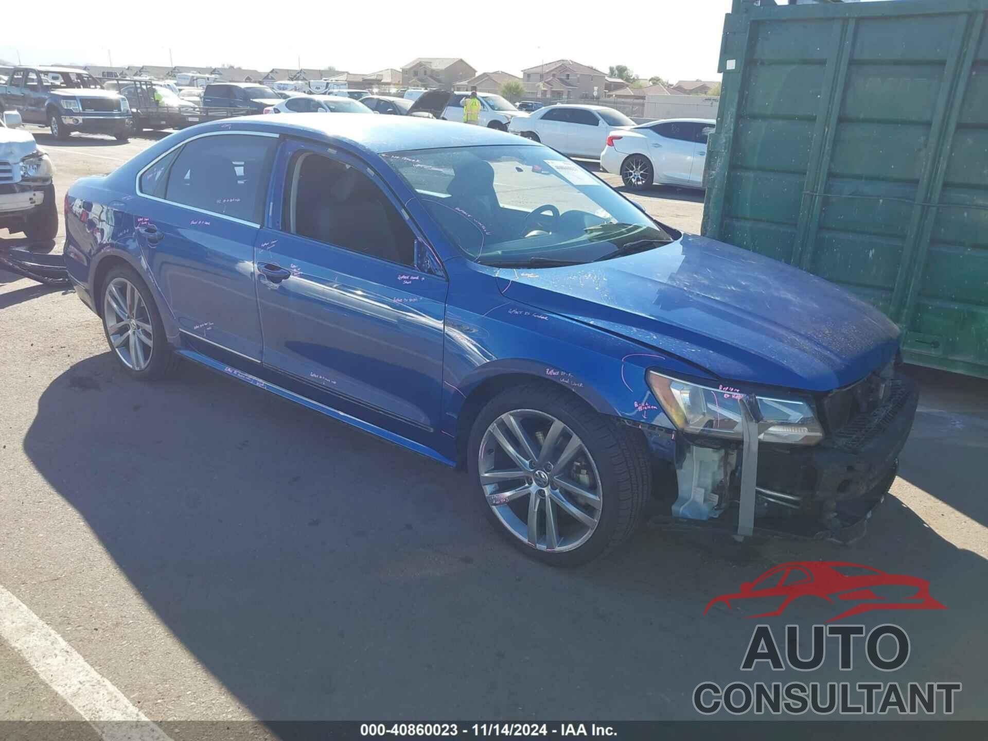 VOLKSWAGEN PASSAT 2017 - 1VWDT7A31HC048544