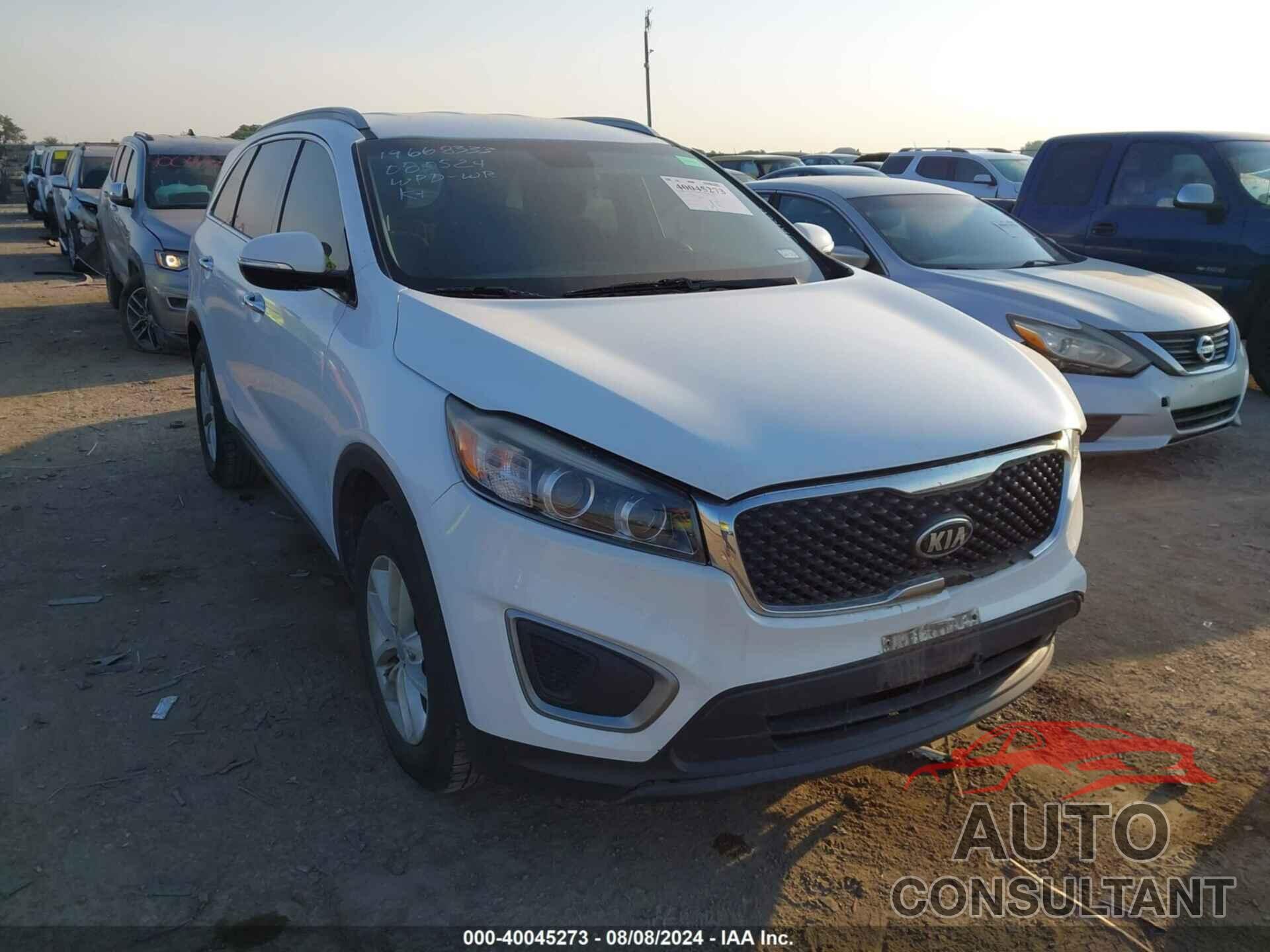 KIA SORENTO 2016 - 5XYPG4A57GG030449