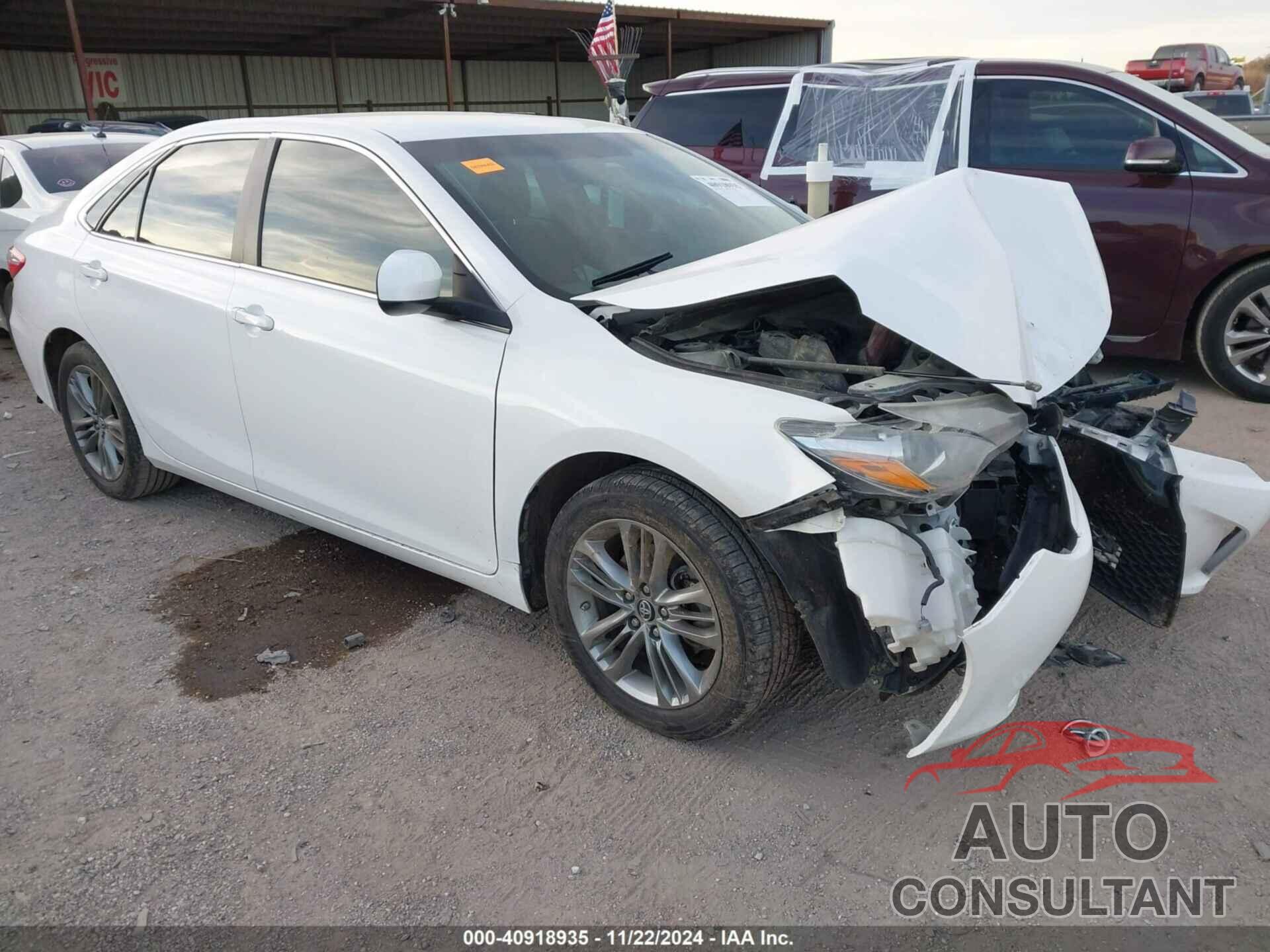 TOYOTA CAMRY 2017 - 4T1BF1FK8HU376838