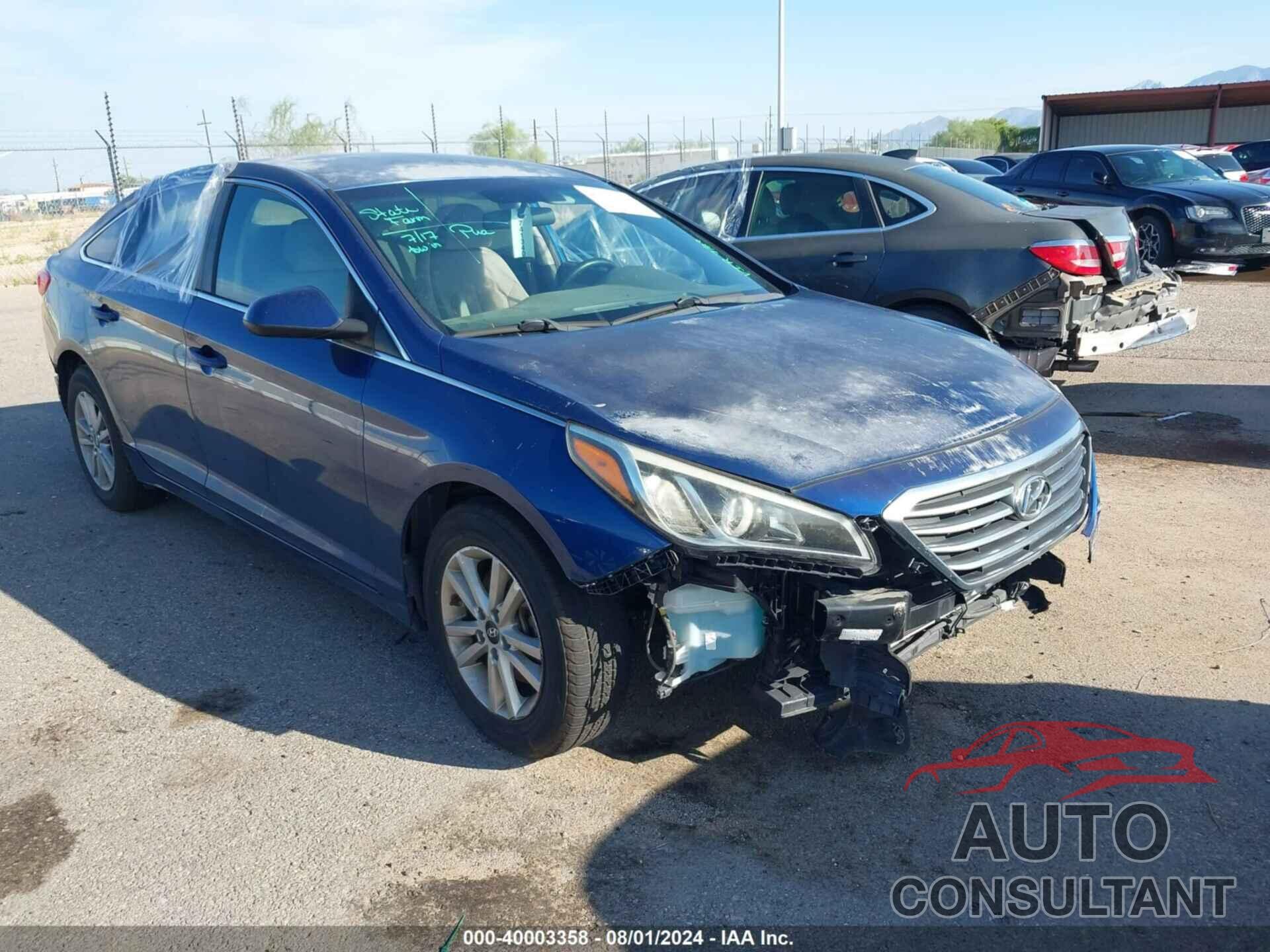 HYUNDAI SONATA 2016 - 5NPE24AF0GH419036