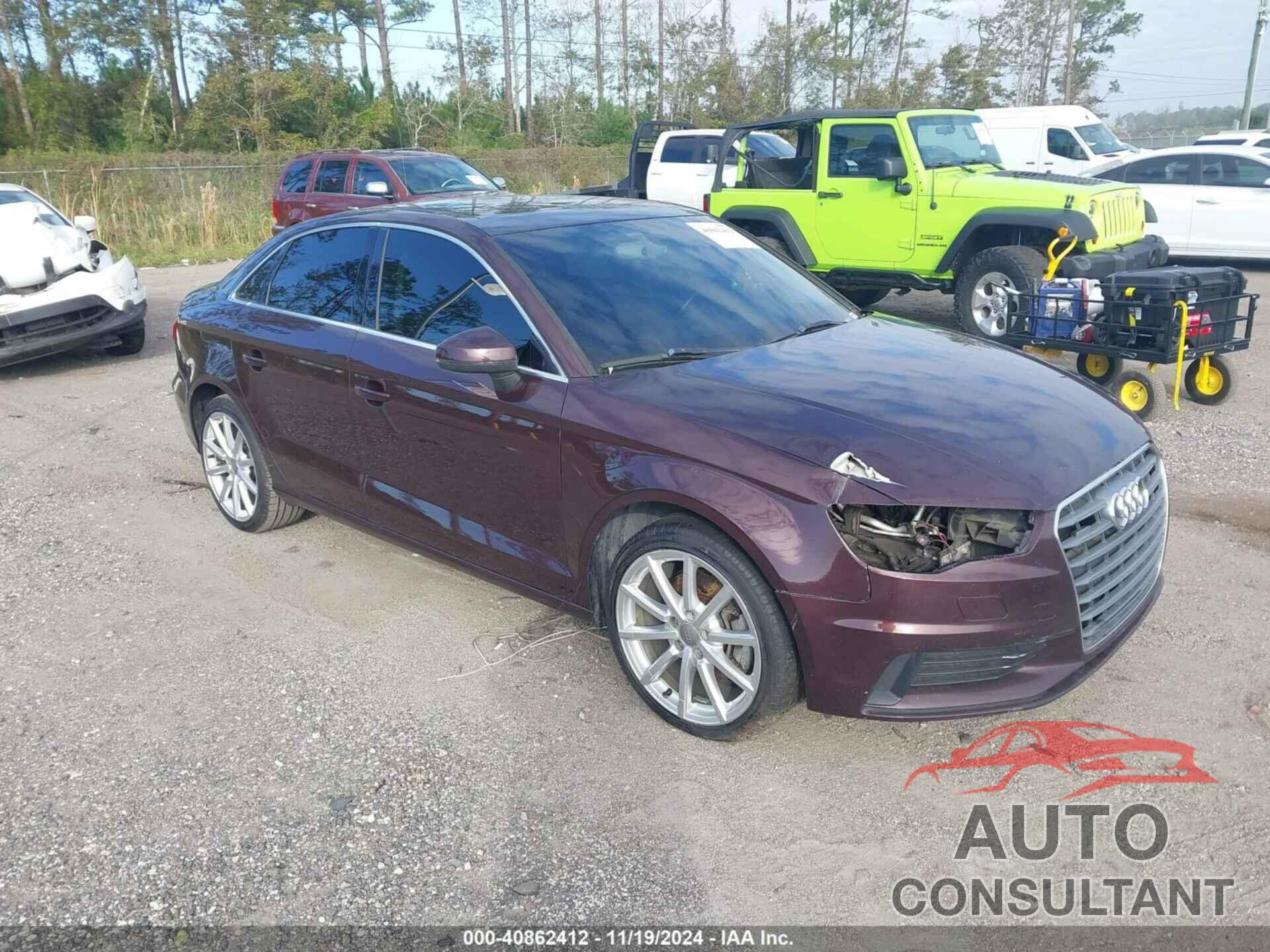 AUDI A3 2015 - WAUEFGFFXF1039378