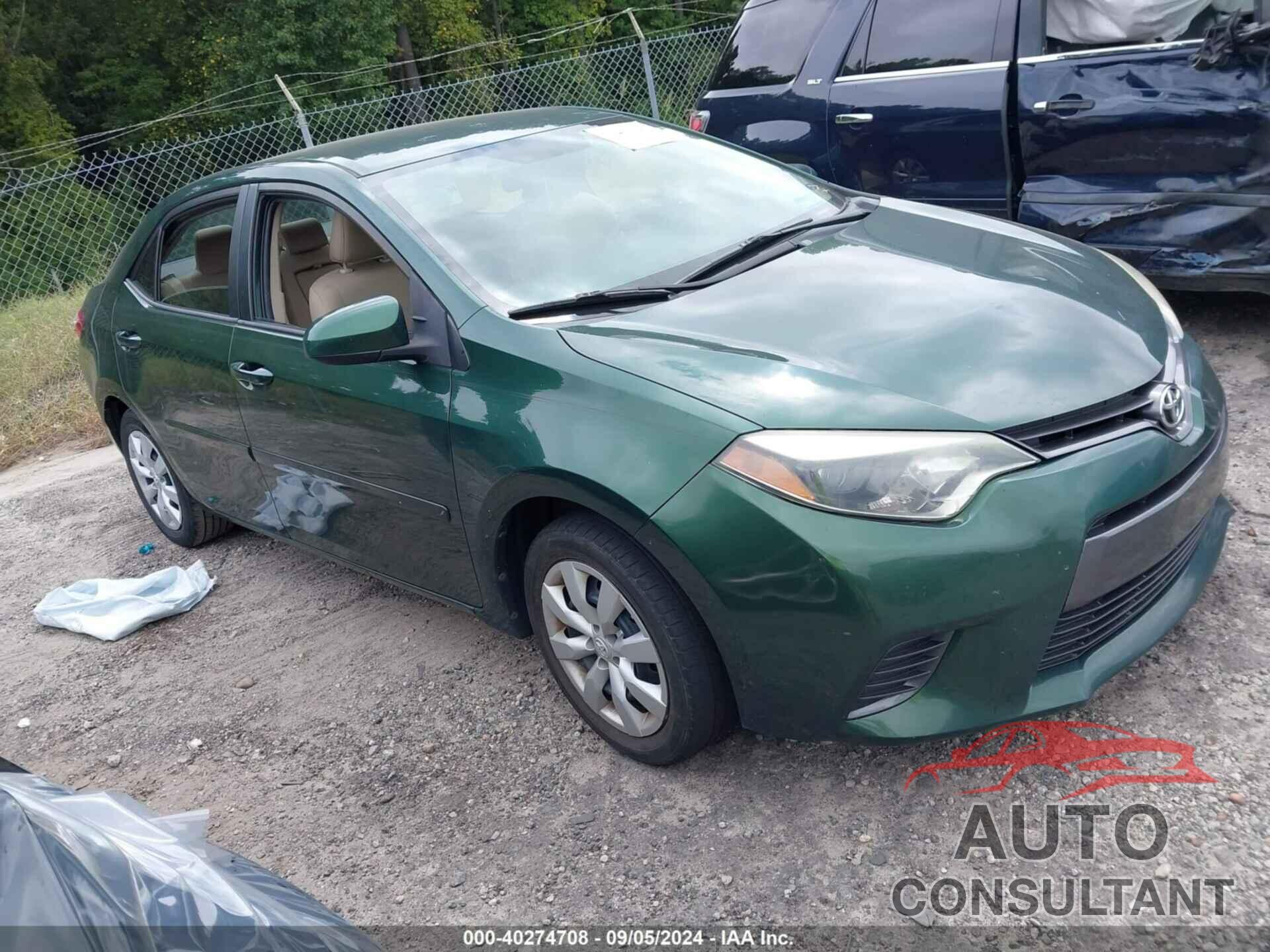 TOYOTA COROLLA 2015 - 2T1BURHE4FC462822
