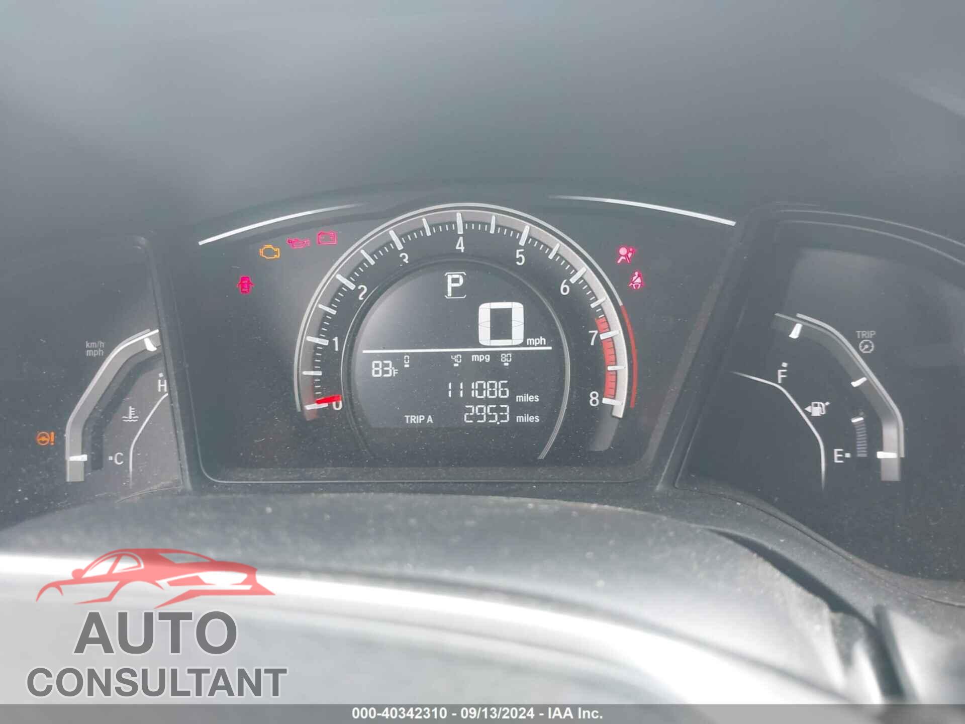 HONDA CIVIC 2016 - 2HGFC2F52GH517842