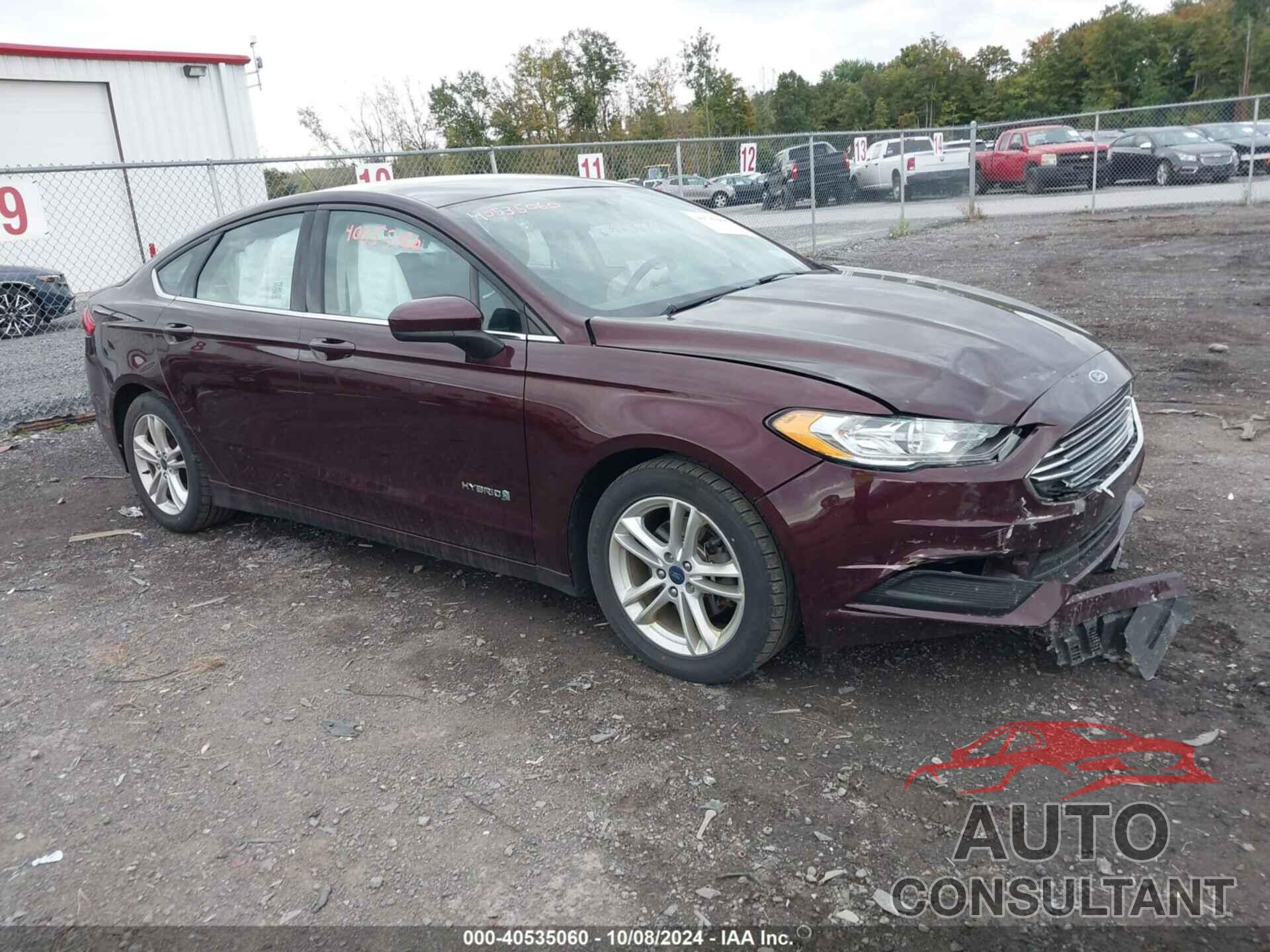 FORD FUSION HYBRID 2018 - 3FA6P0LU7JR157875