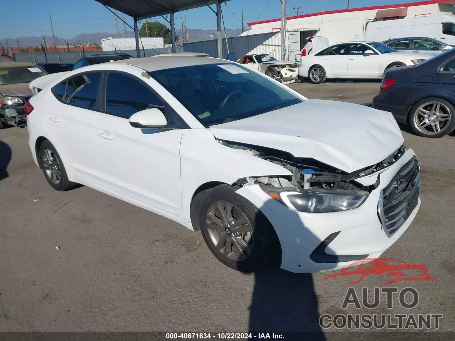HYUNDAI ELANTRA 2017 - 5NPD84LF7HH031830