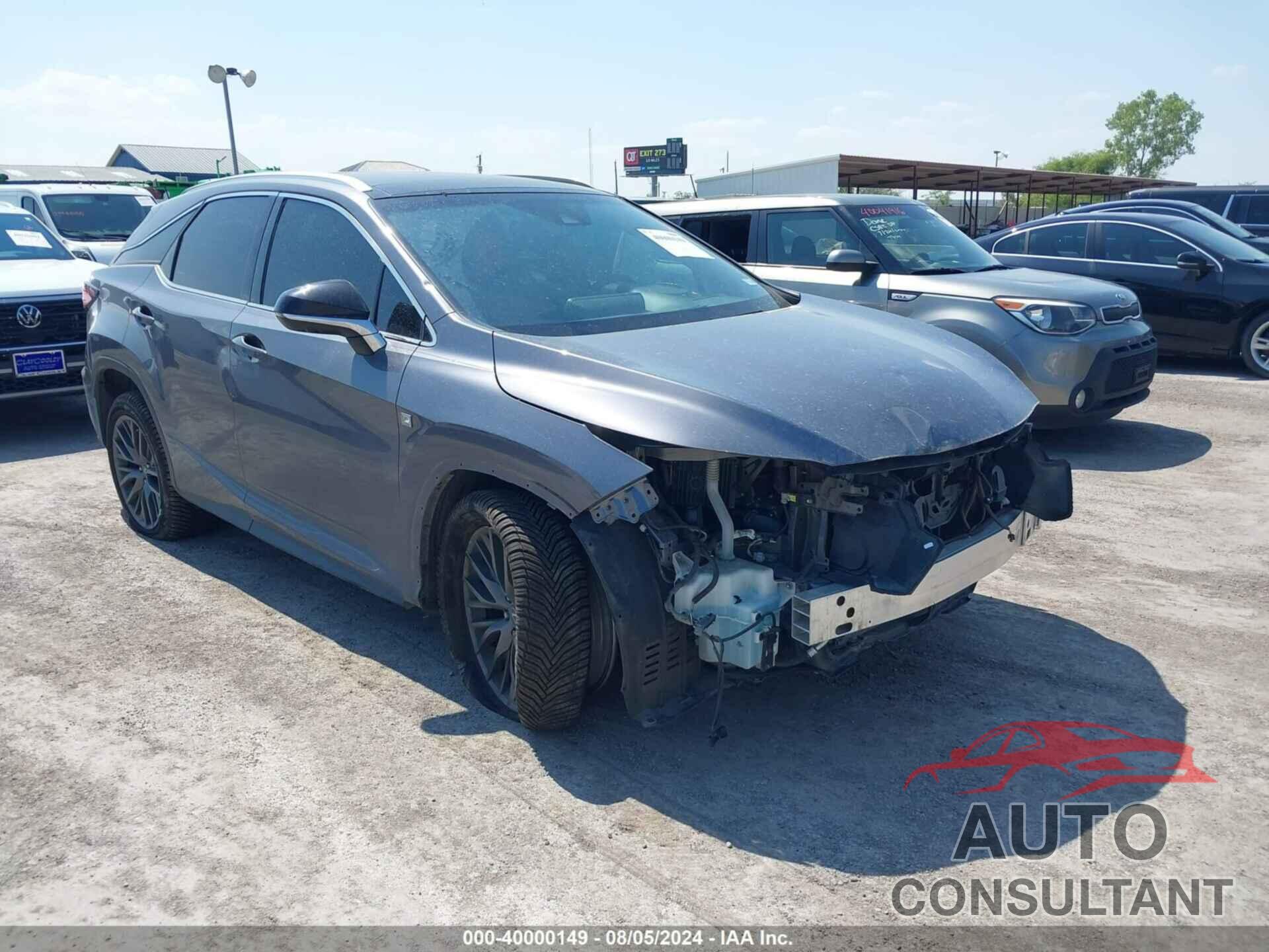 LEXUS RX 350 2017 - 2T2BZMCA3HC074925