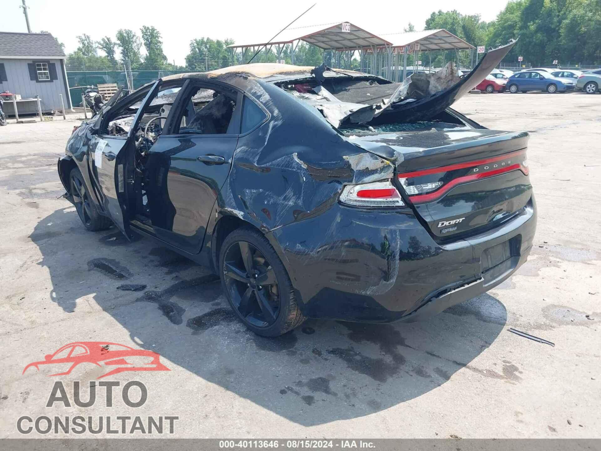 DODGE DART 2015 - 1C3CDFBB7FD165228