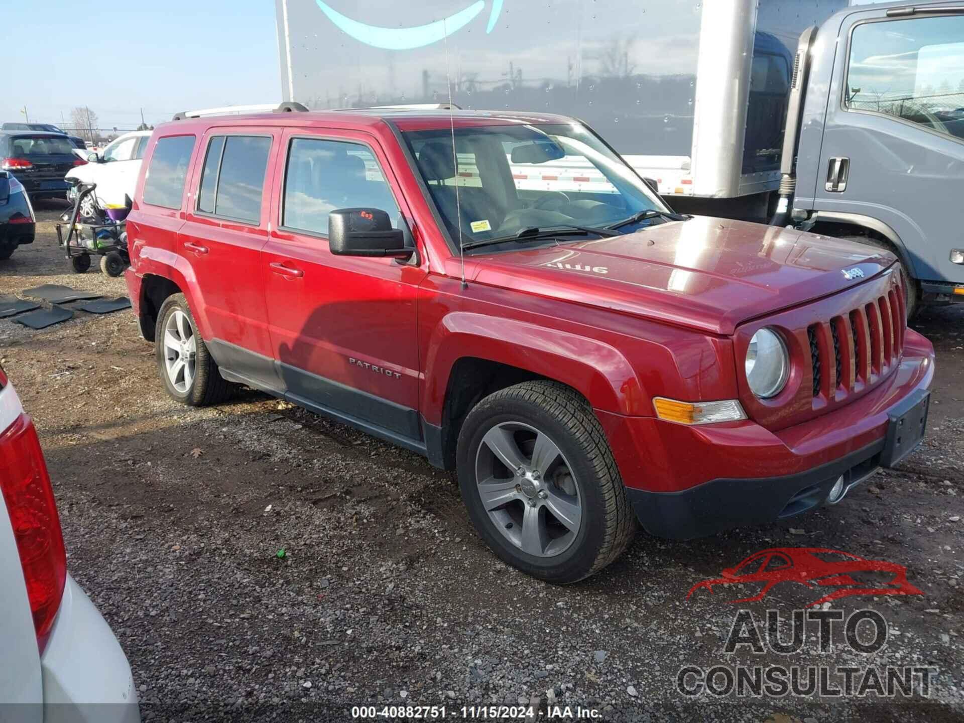 JEEP PATRIOT 2017 - 1C4NJPFAXHD161651