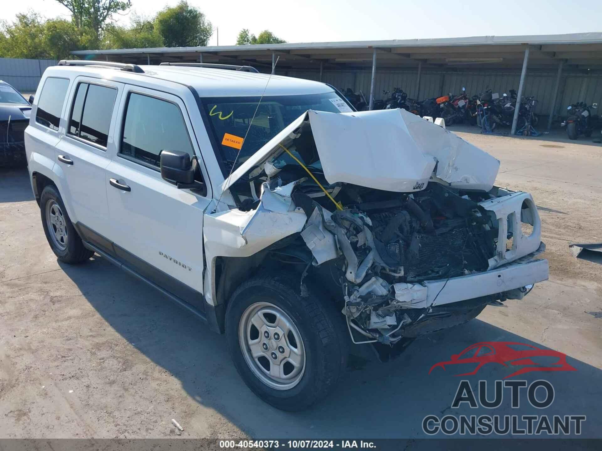 JEEP PATRIOT 2016 - 1C4NJPBB7GD783492