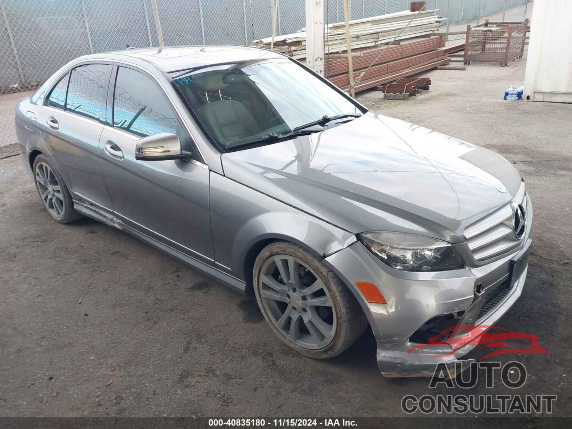 MERCEDES-BENZ C 300 2011 - WDDGF5EB0BA522098