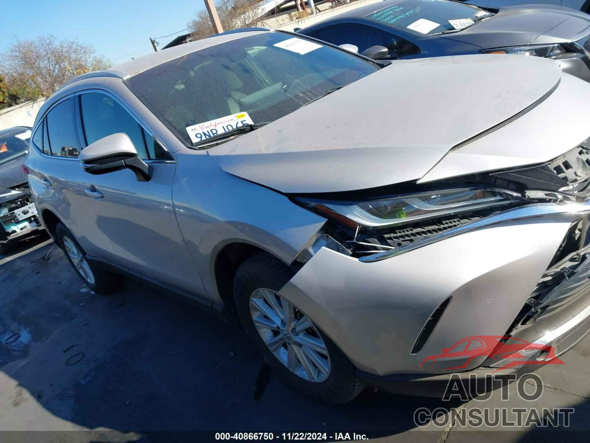 TOYOTA VENZA 2022 - JTEAAAAH0NJ094969