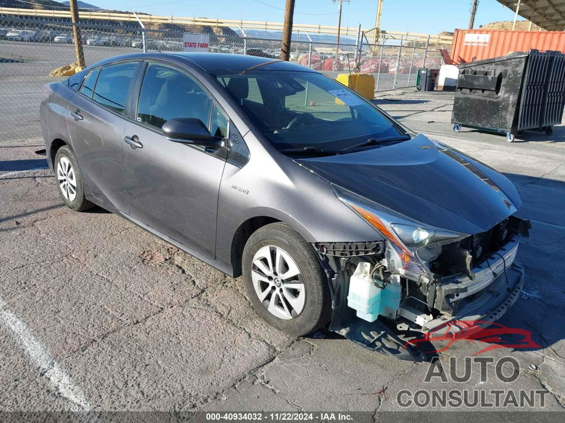 TOYOTA PRIUS 2018 - JTDKBRFU3J3582287