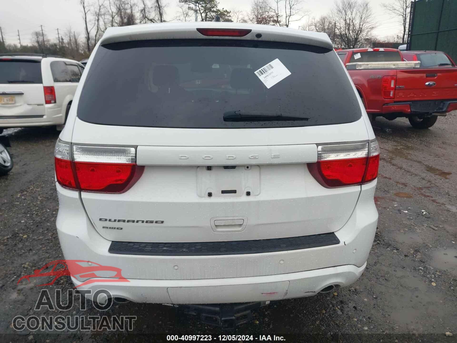 DODGE DURANGO 2013 - 1C4RDJAG2DC683224