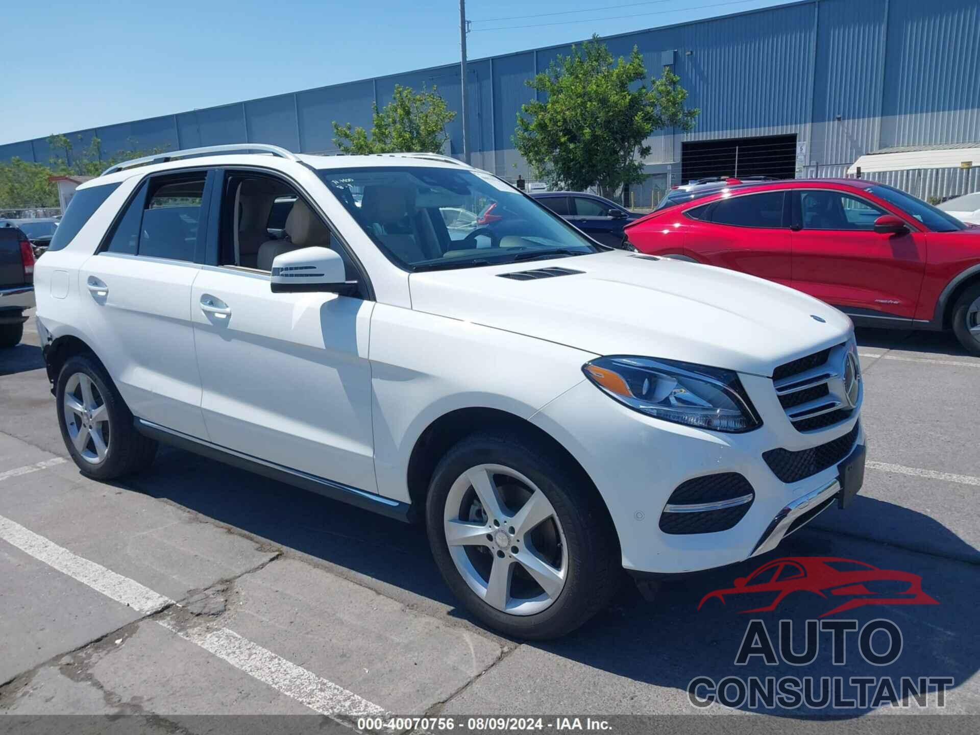 MERCEDES-BENZ GLE 300D 2016 - 4JGDA0EB4GA792680