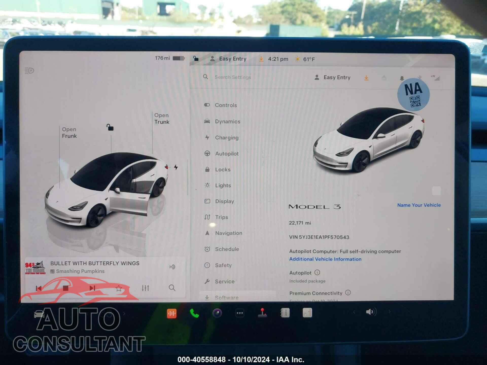 TESLA MODEL 3 2023 - 5YJ3E1EA1PF570543