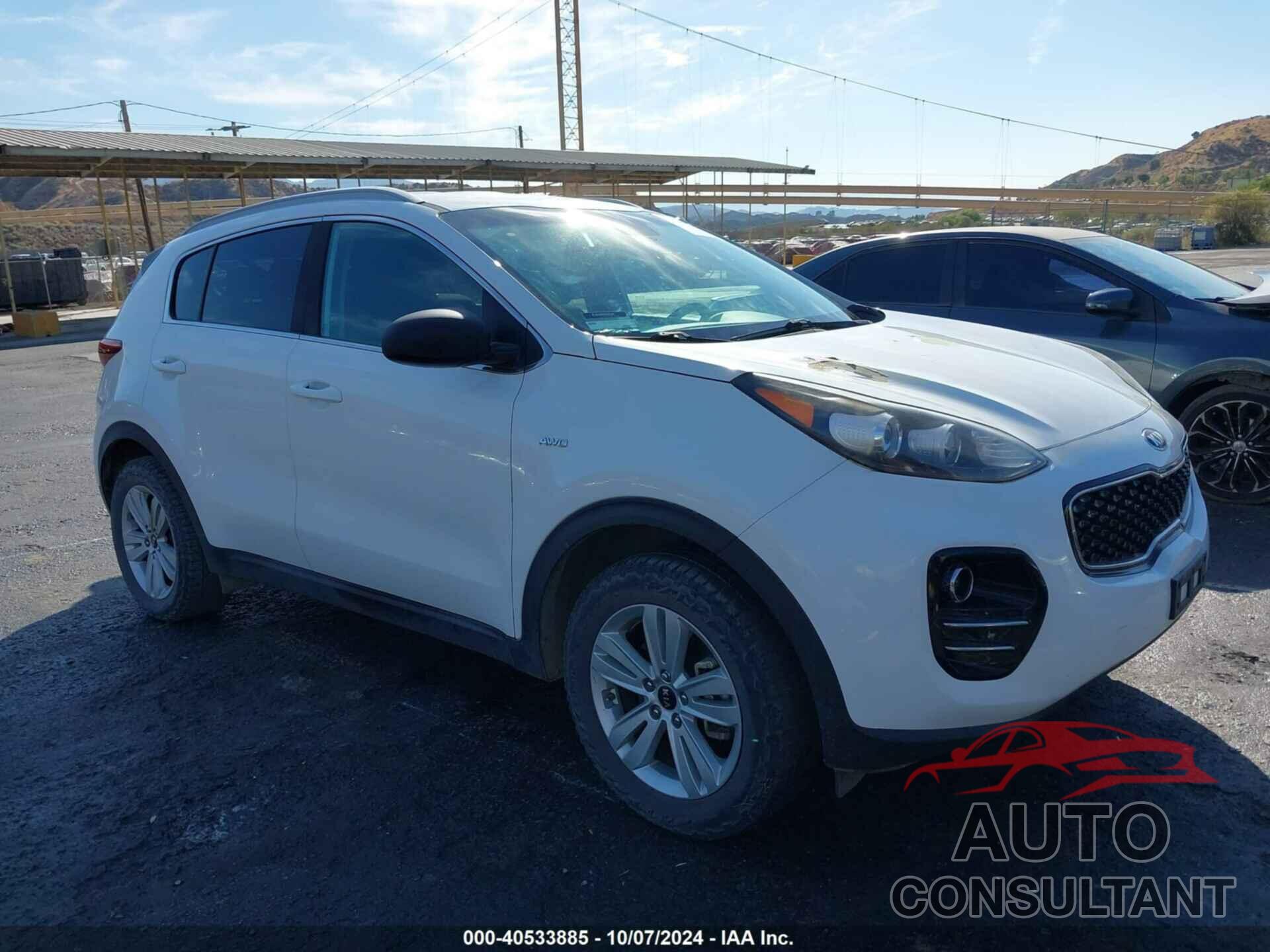 KIA SPORTAGE 2017 - KNDPMCAC7H7184353