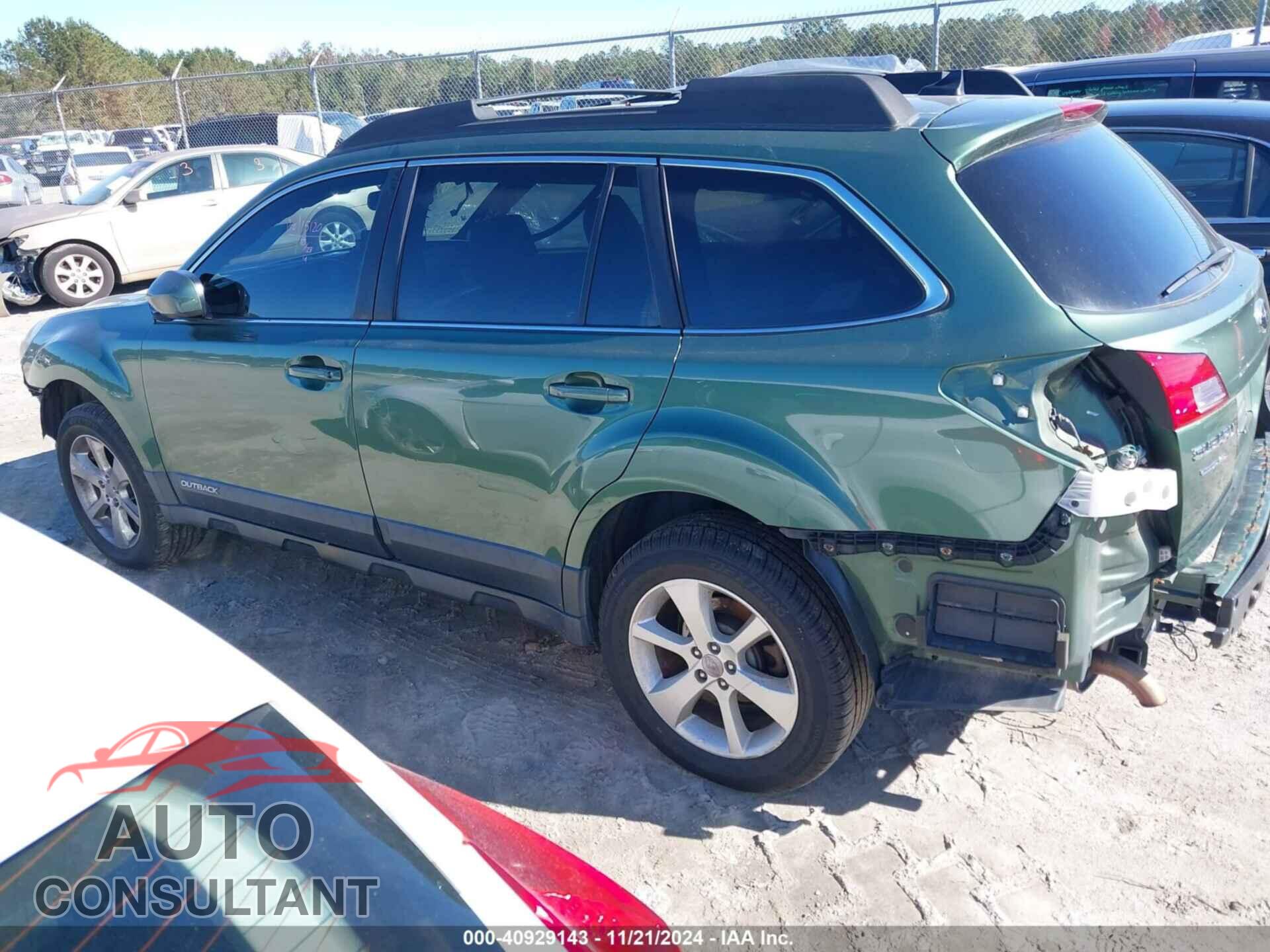 SUBARU OUTBACK 2014 - 4S4BRBCC2E3204834