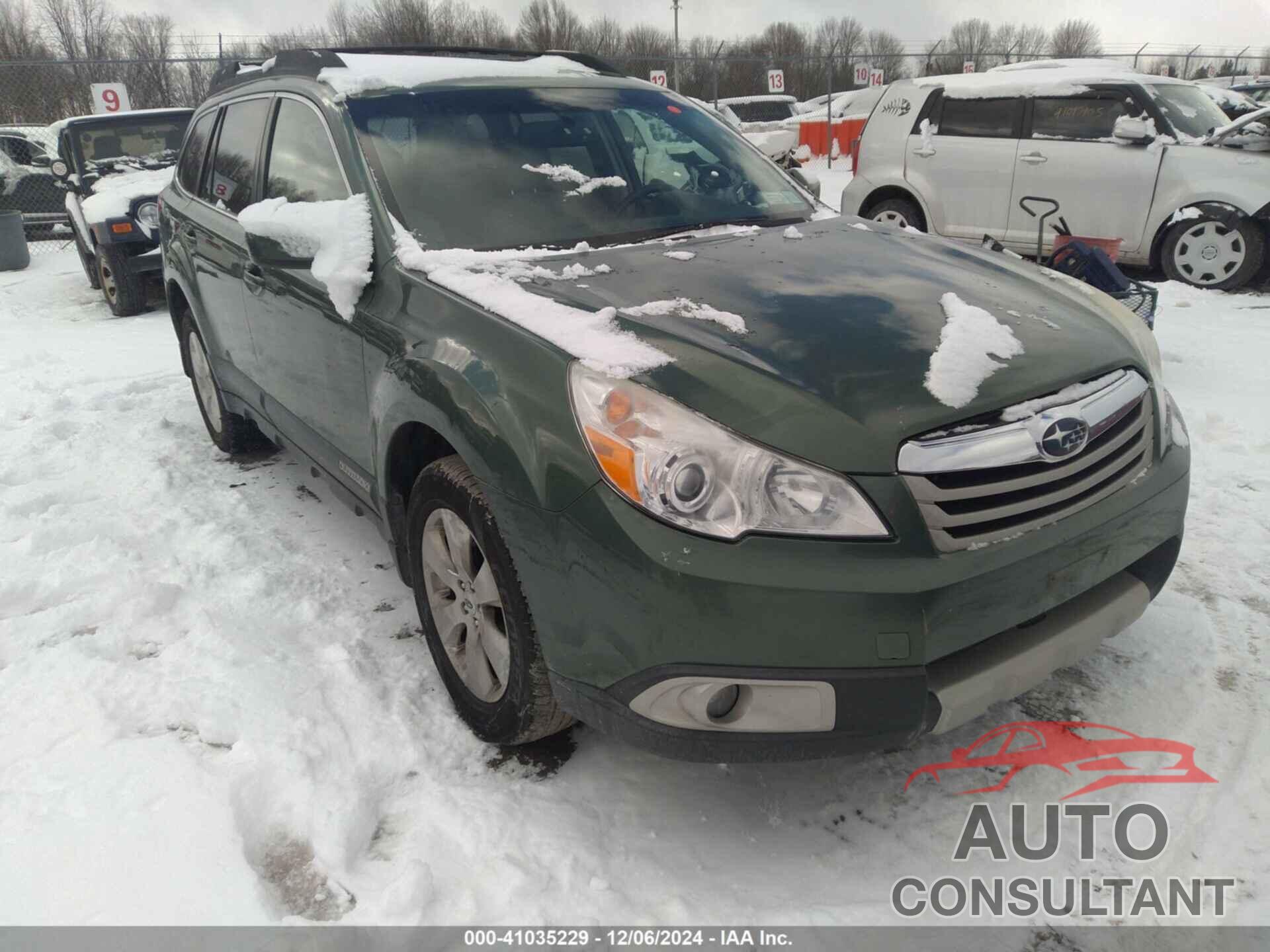 SUBARU OUTBACK 2011 - 4S4BRBKC6B3429707