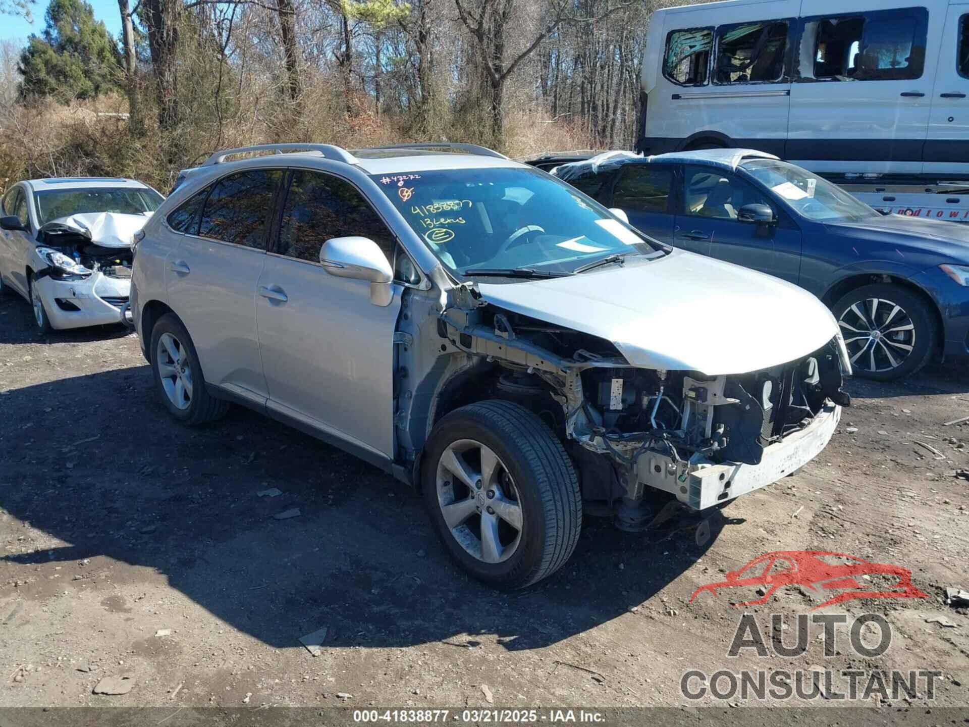 LEXUS RX 350 2013 - 2T2BK1BA8DC161251