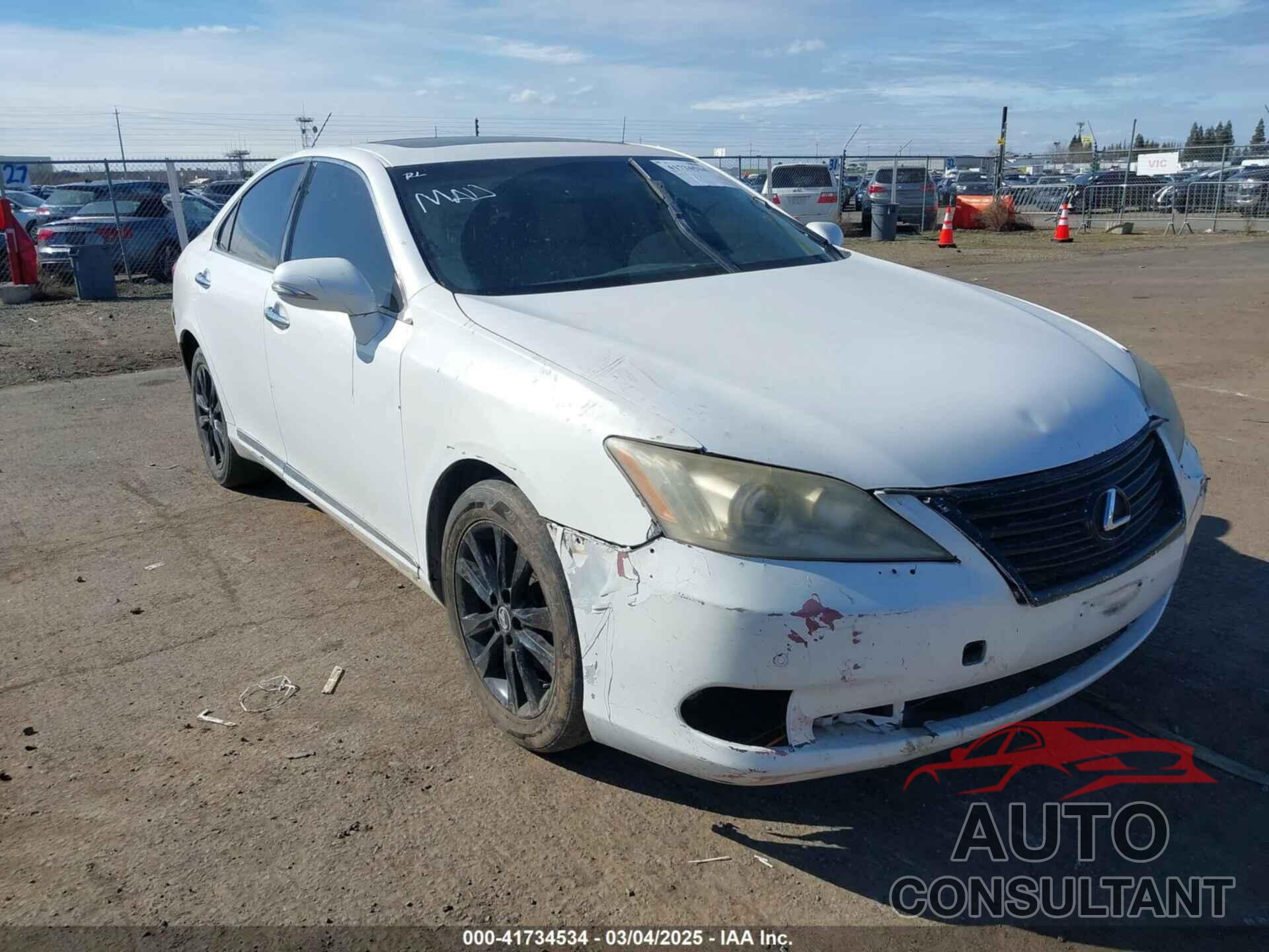 LEXUS ES 350 2010 - JTHBK1EG3A2391146