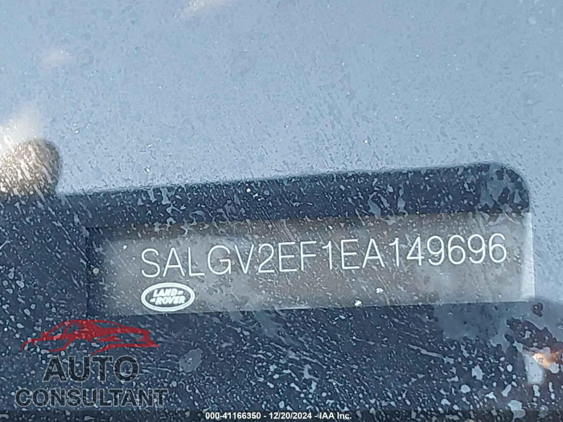 LAND ROVER RANGE ROVER 2014 - SALGV2EF1EA149696