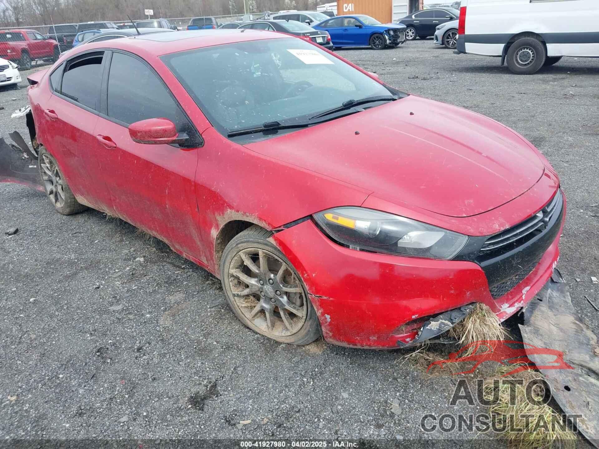 DODGE DART 2014 - 1C3CDFEBXED871362