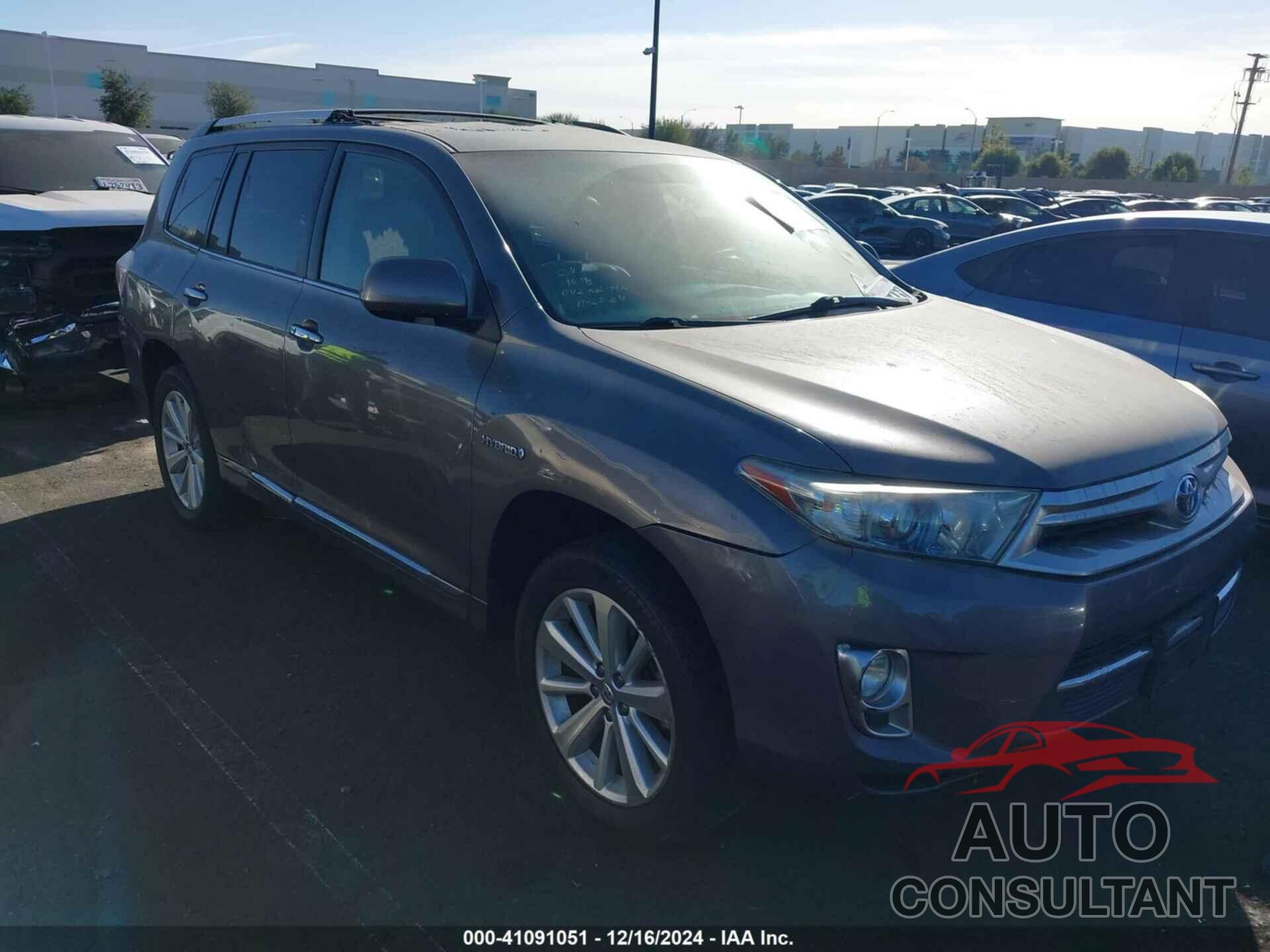 TOYOTA HIGHLANDER HYBRID 2012 - JTEDC3EH1C2008332