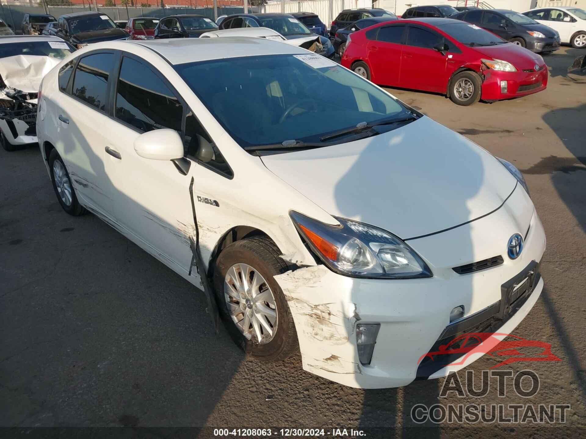 TOYOTA PRIUS PLUG-IN 2012 - JTDKN3DP5C3020928