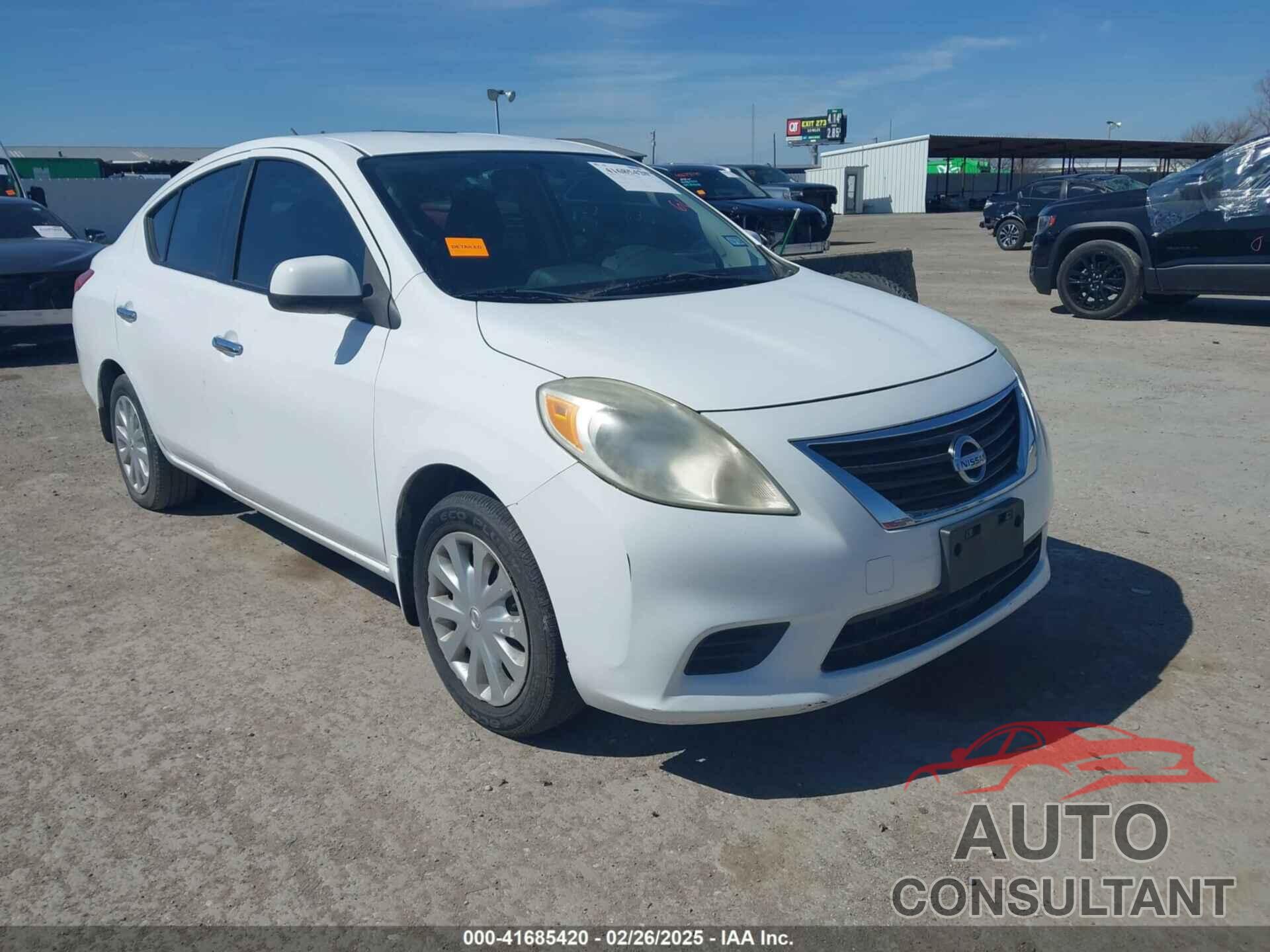 NISSAN VERSA 2012 - 3N1CN7AP8CL896514