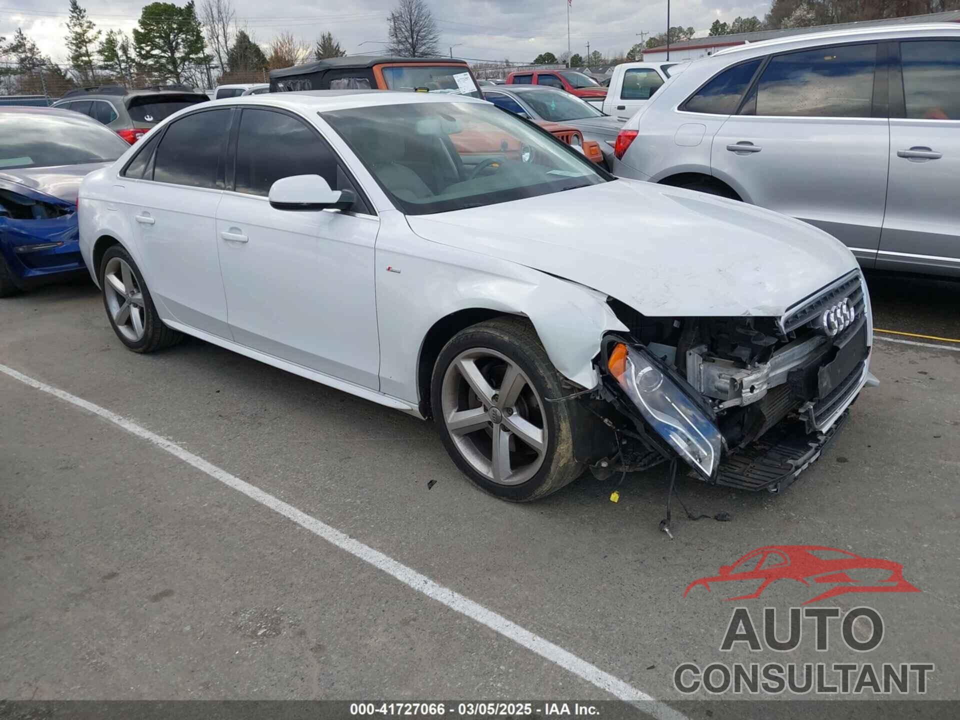 AUDI A4 2012 - WAUFFAFL8CA118440