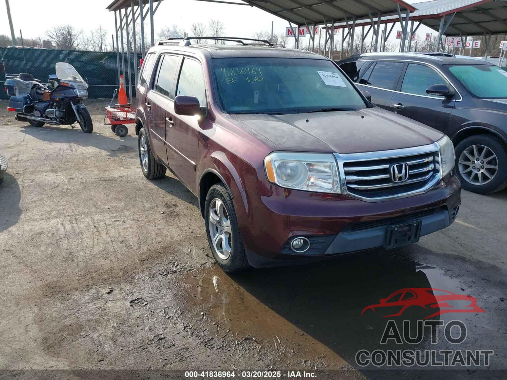 HONDA PILOT 2013 - 5FNYF4H50DB074678