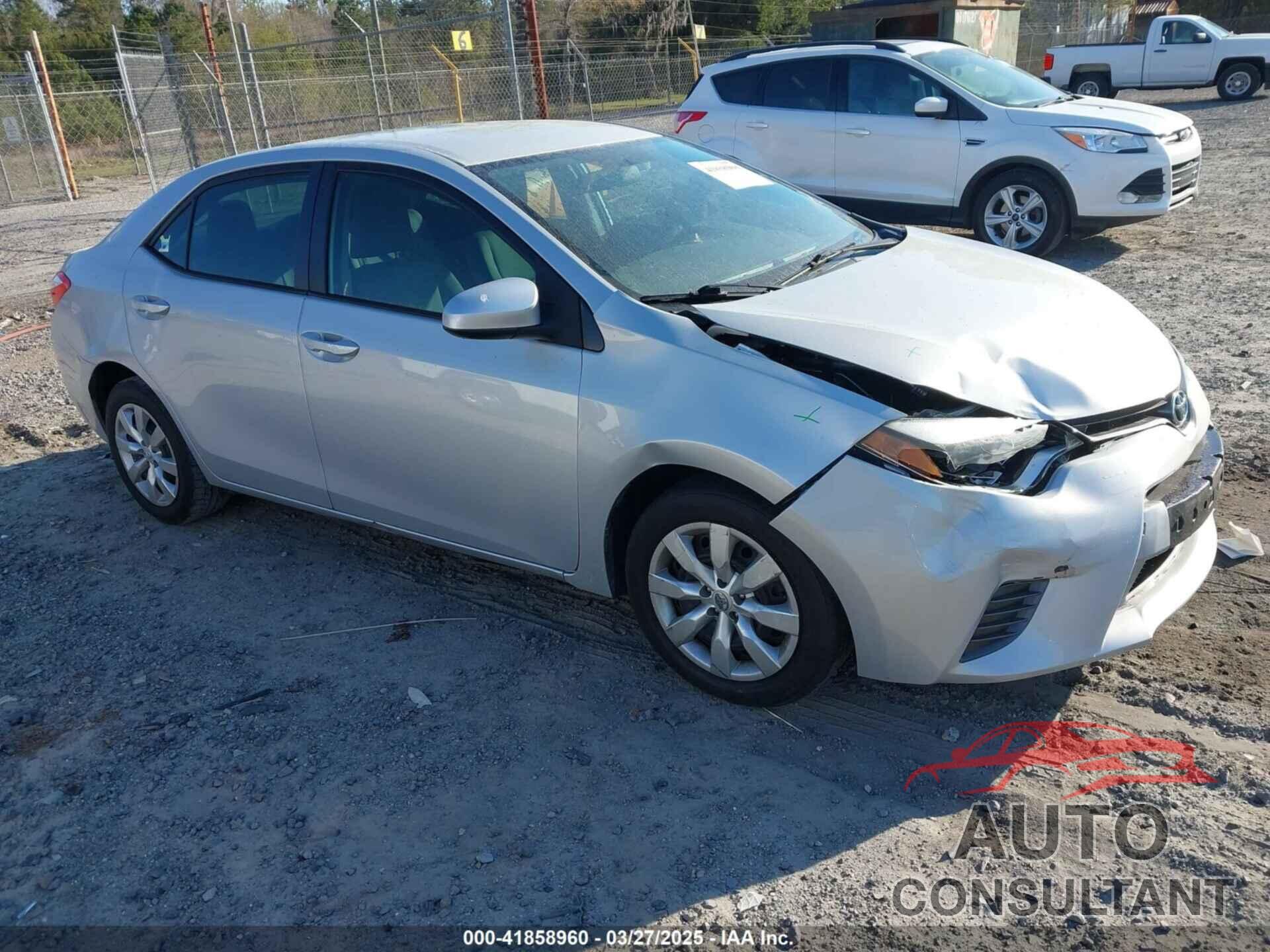 TOYOTA COROLLA 2015 - 2T1BURHE0FC477558