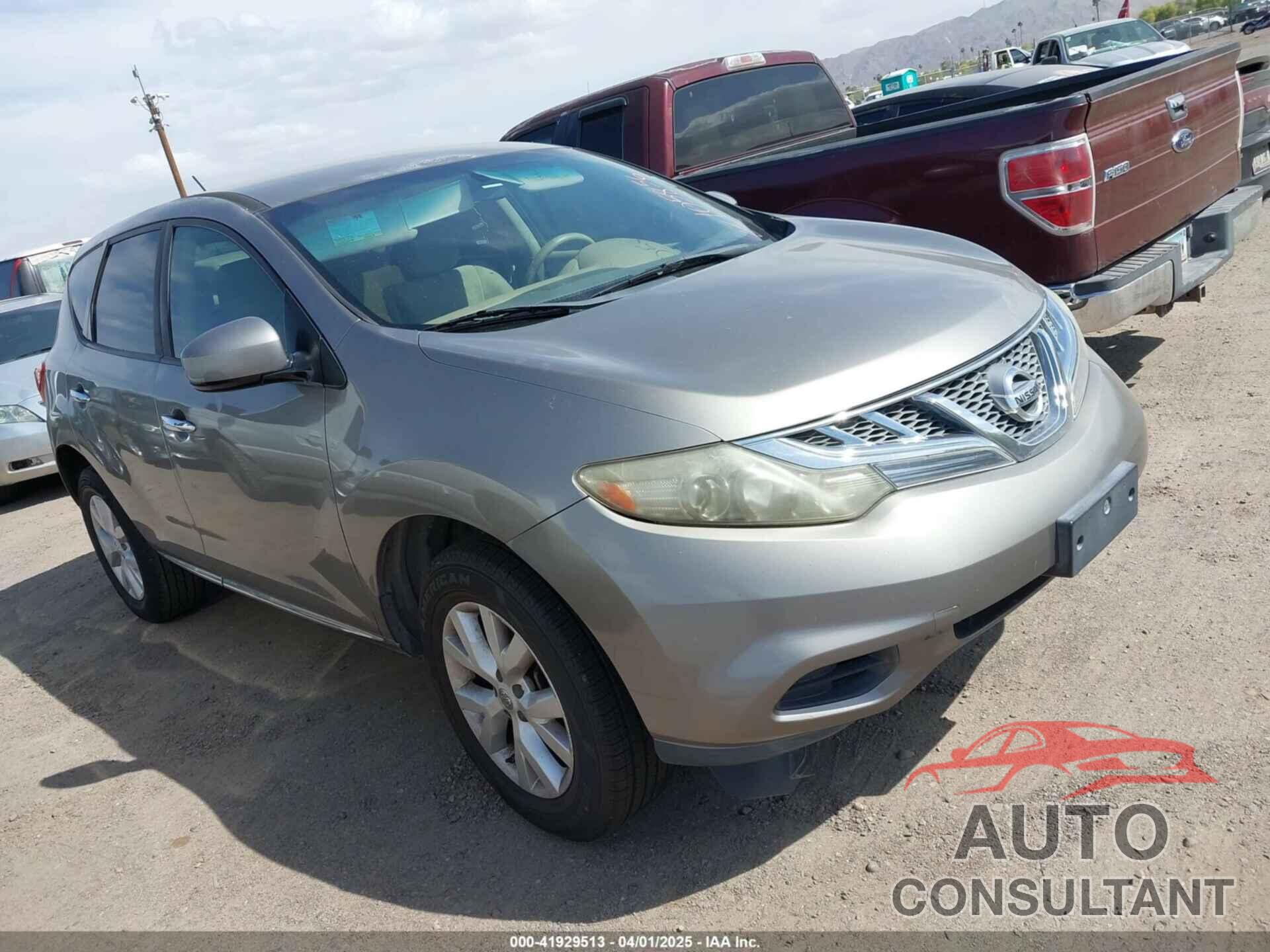 NISSAN MURANO 2012 - JN8AZ1MU8CW105856