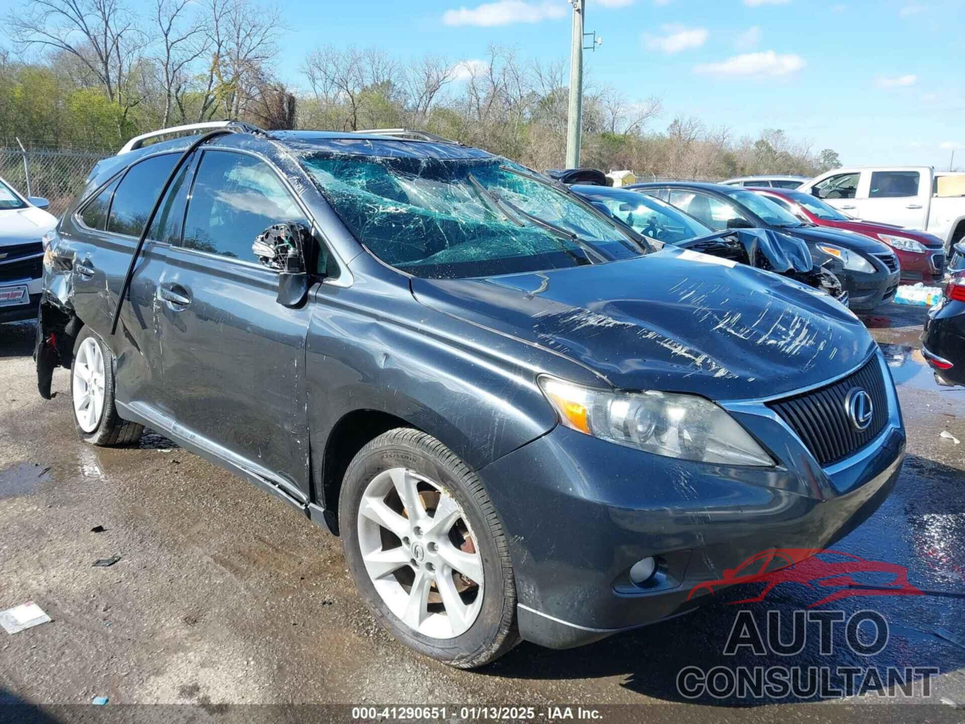 LEXUS RX 350 2010 - 2T2ZK1BA5AC014976