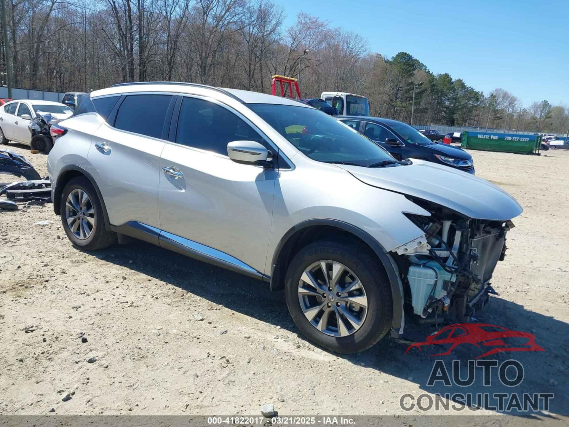 NISSAN MURANO 2018 - 5N1AZ2MG6JN107888