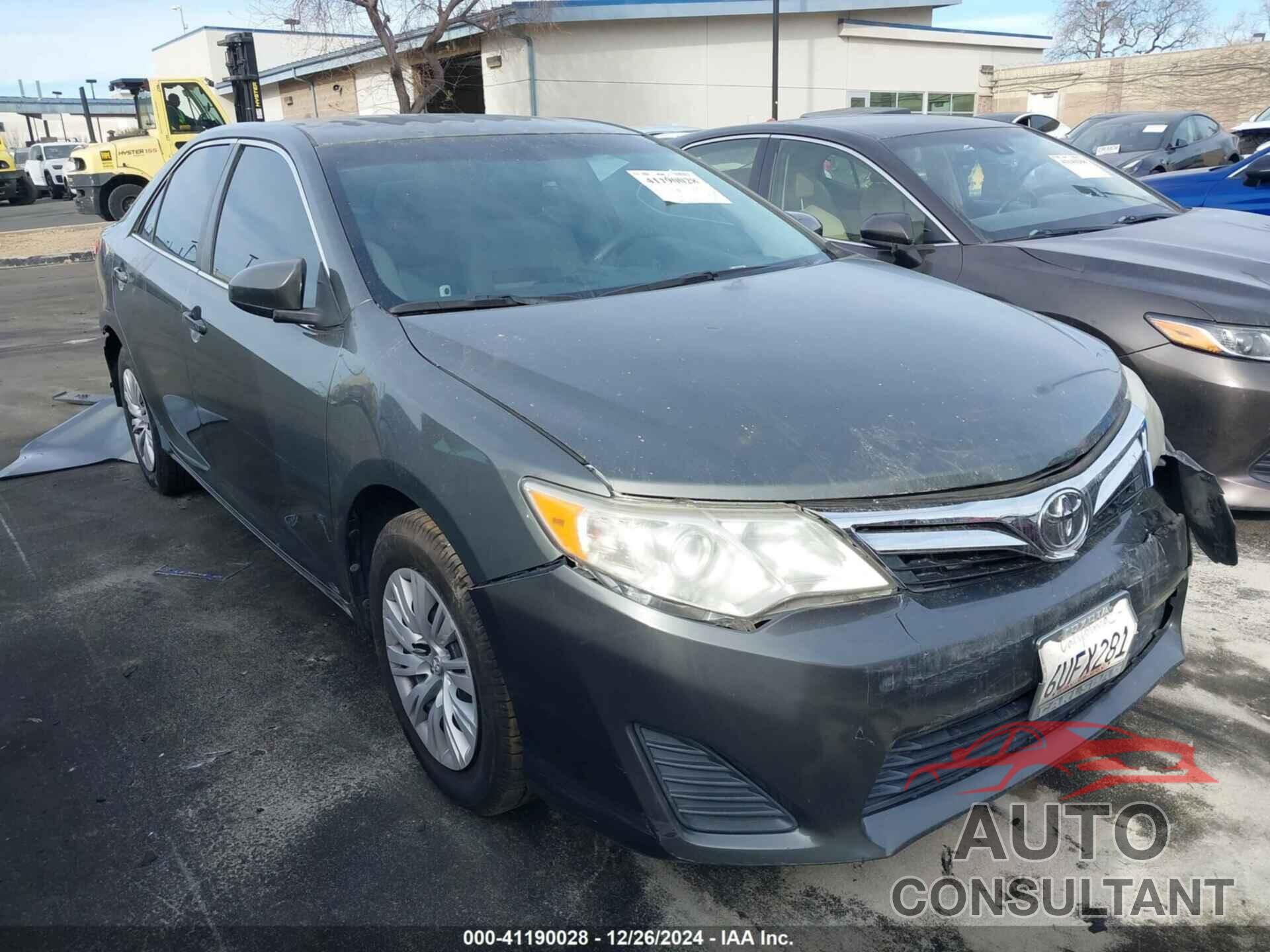 TOYOTA CAMRY 2012 - 4T4BF1FK2CR162765