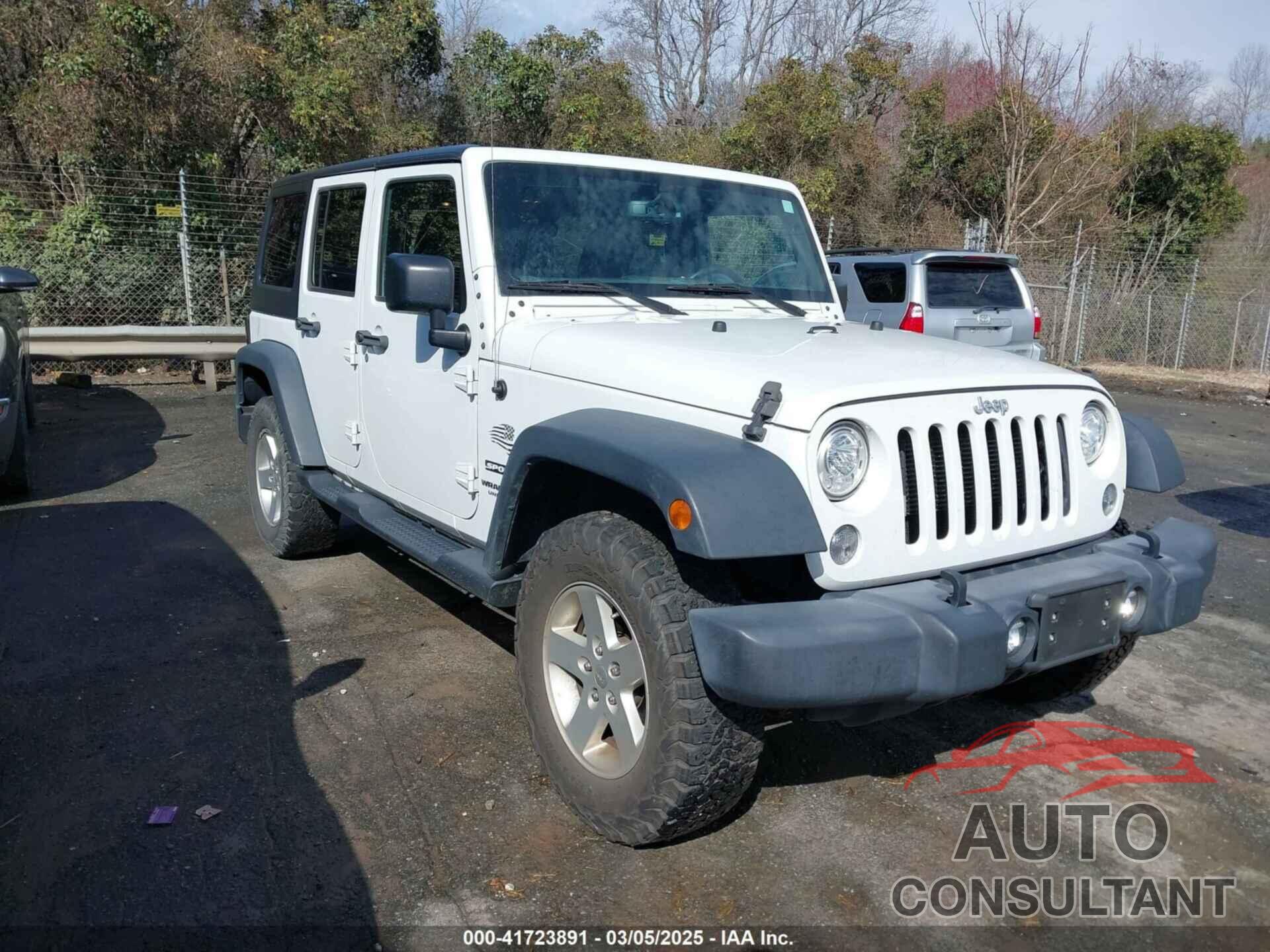 JEEP WRANGLER UNLIMITED 2017 - 1C4BJWDG6HL586200
