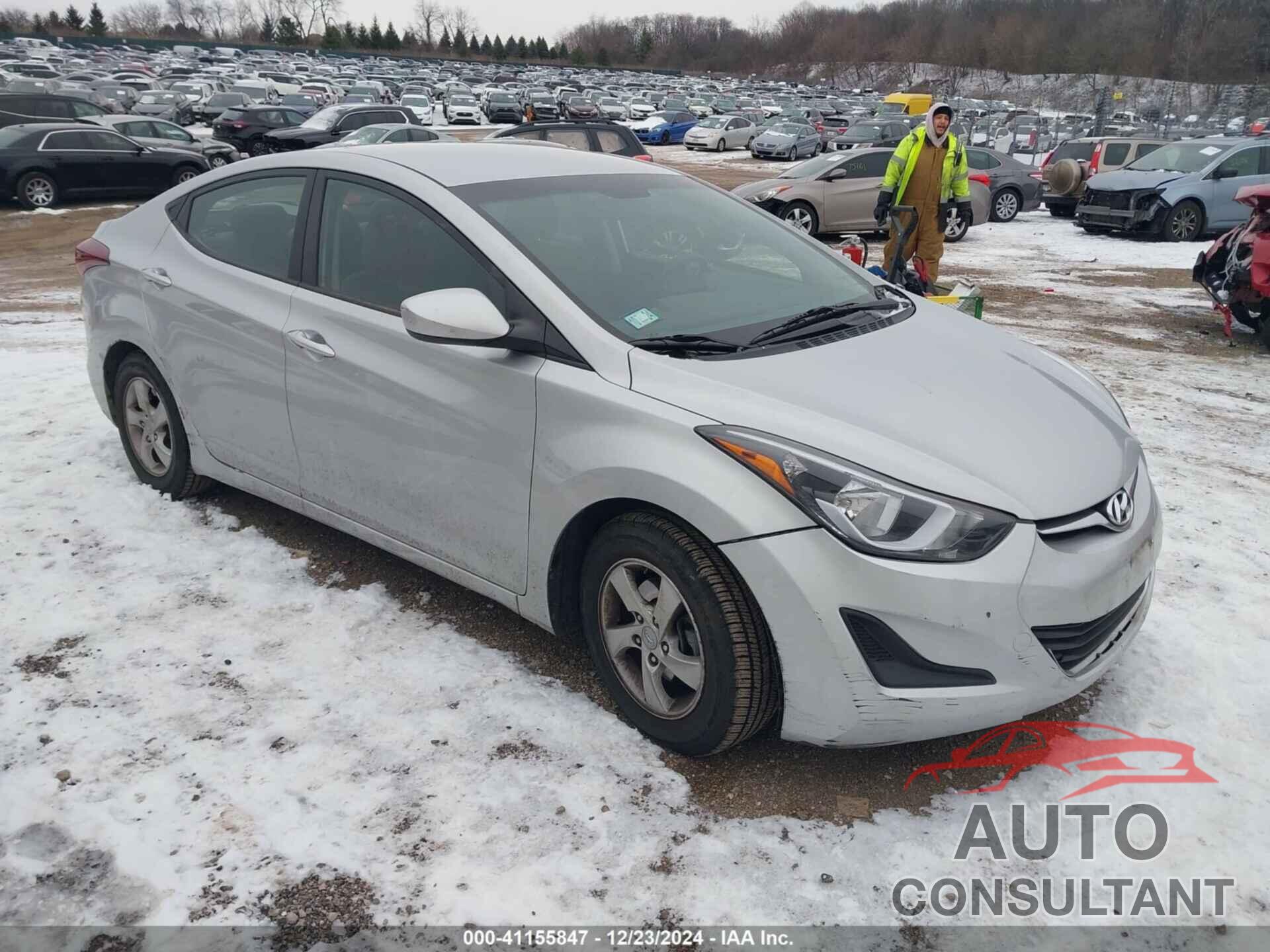 HYUNDAI ELANTRA 2014 - KMHDH4AE4EU188822
